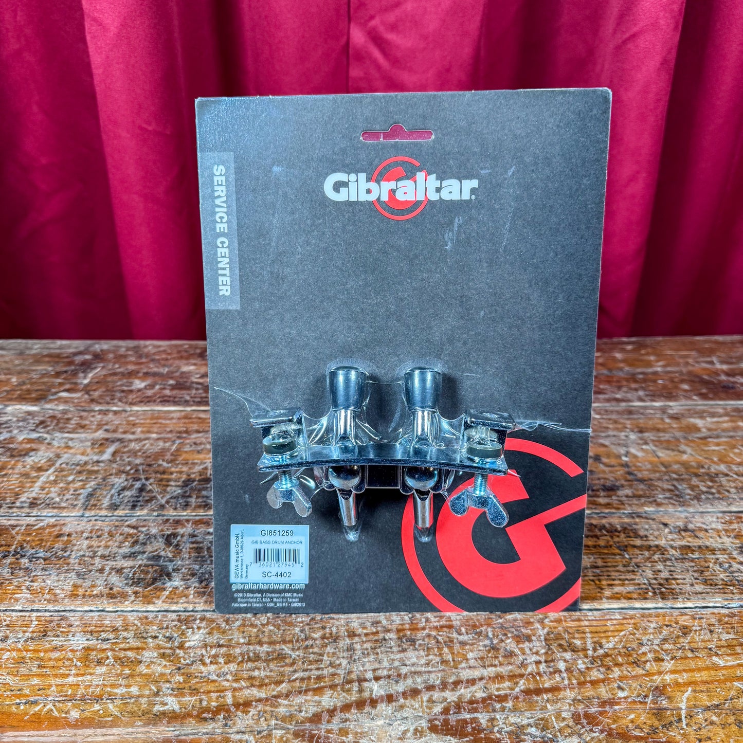 Gibraltar Hoop Mounted Bass Drum Anchor SC-4402