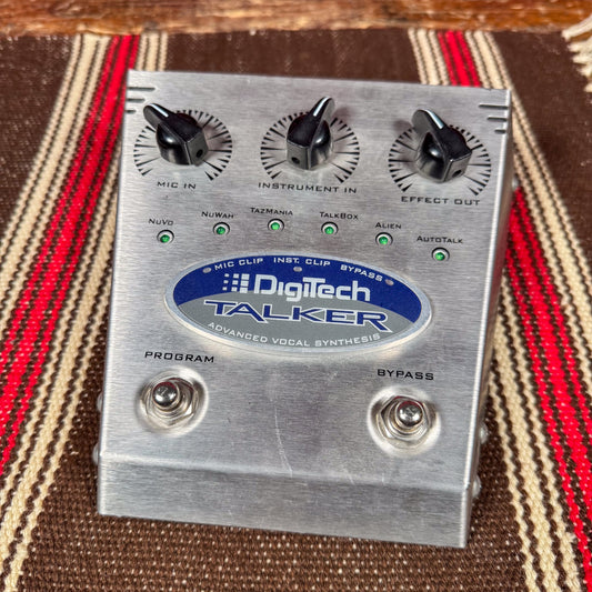 Digitech Talker Advanced Vocal Synthesizer Guitar / Vocal Pedal