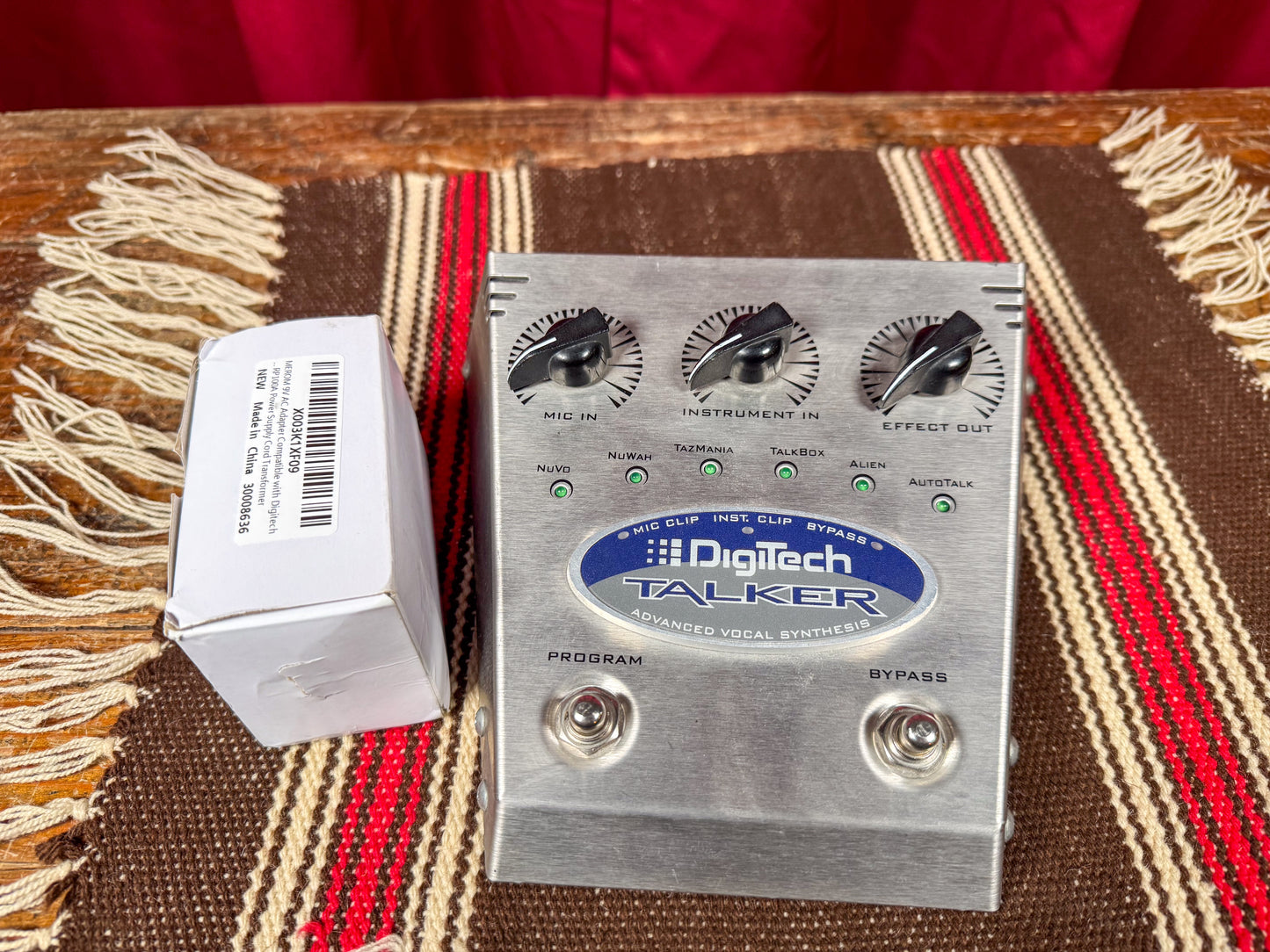 Digitech Talker Advanced Vocal Synthesizer Guitar / Vocal Pedal