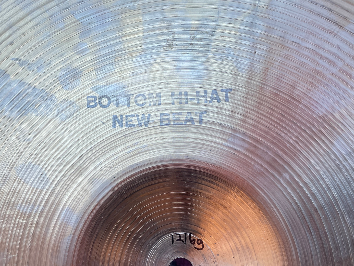14" Zildjian A 1960s New Beat Bottom Hi-Hat 1216g