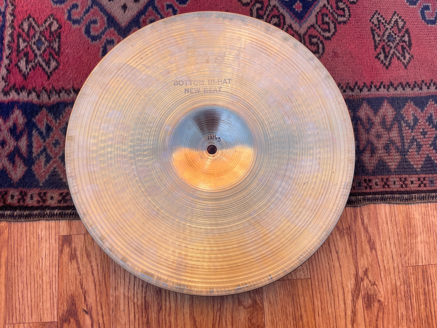 14" Zildjian A 1960s New Beat Bottom Hi-Hat 1216g