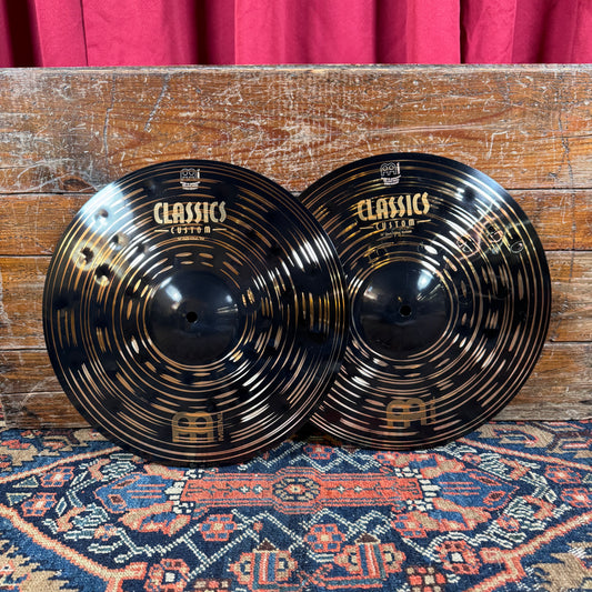 14" Meinl Classics Custom Dark Hi-Hat Cymbal Pair *Video Demo*