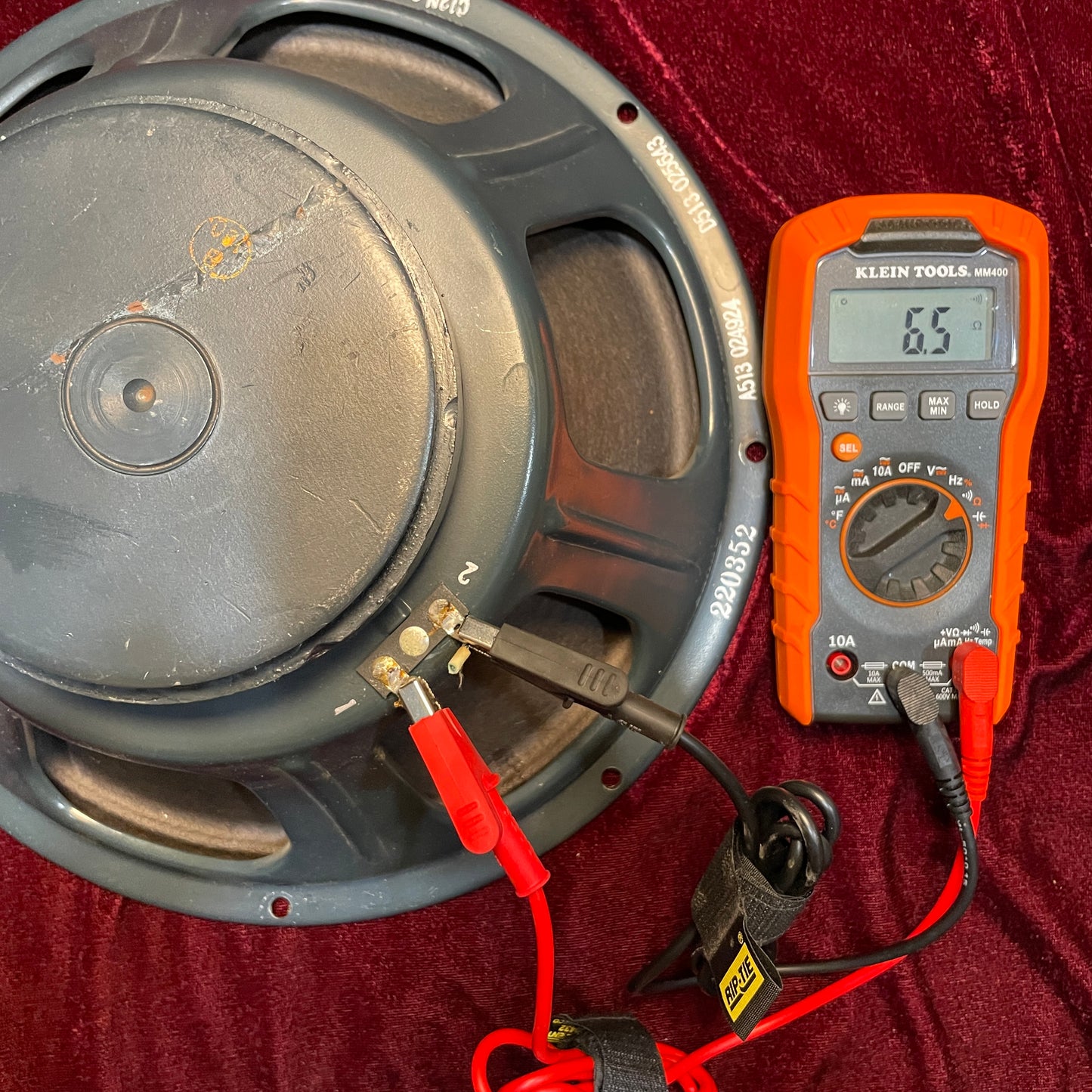 1963 Jensen 12" 50W C12N Guitar Speaker 8 Ohm (Stock #32)