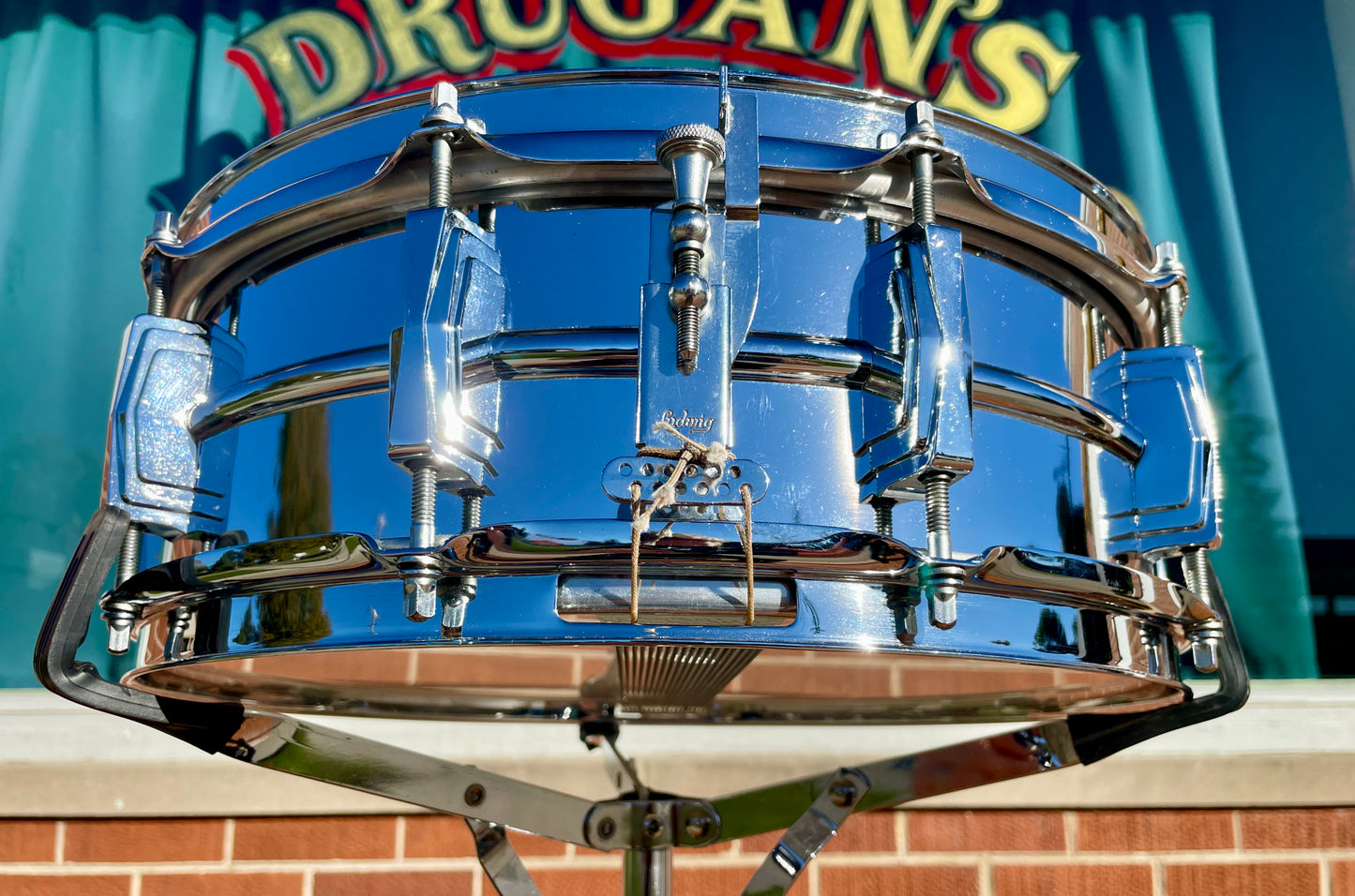 1960s Ludwig 5x14 Supra-Phonic 400 Snare Drum Supraphonic COB Hoops