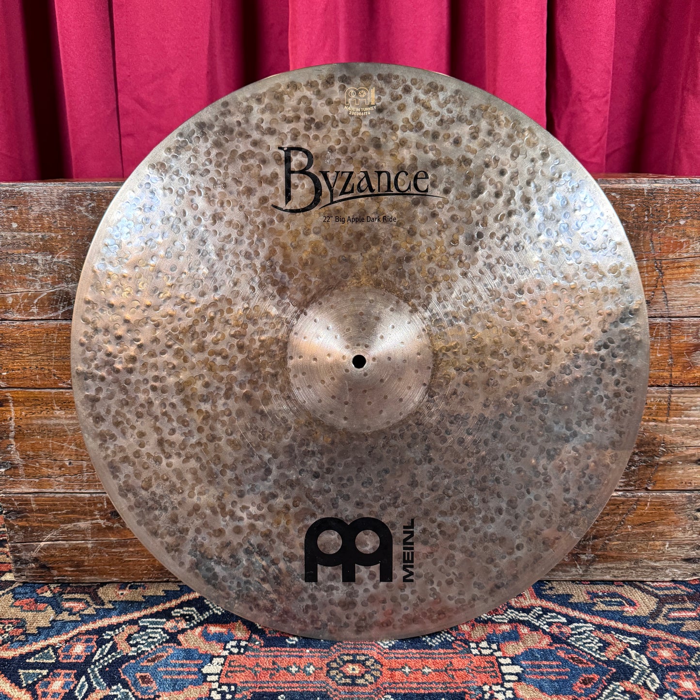 22" Meinl Byzance Dark Big Apple Dark Ride Cymbal 2294g *Video Demo*