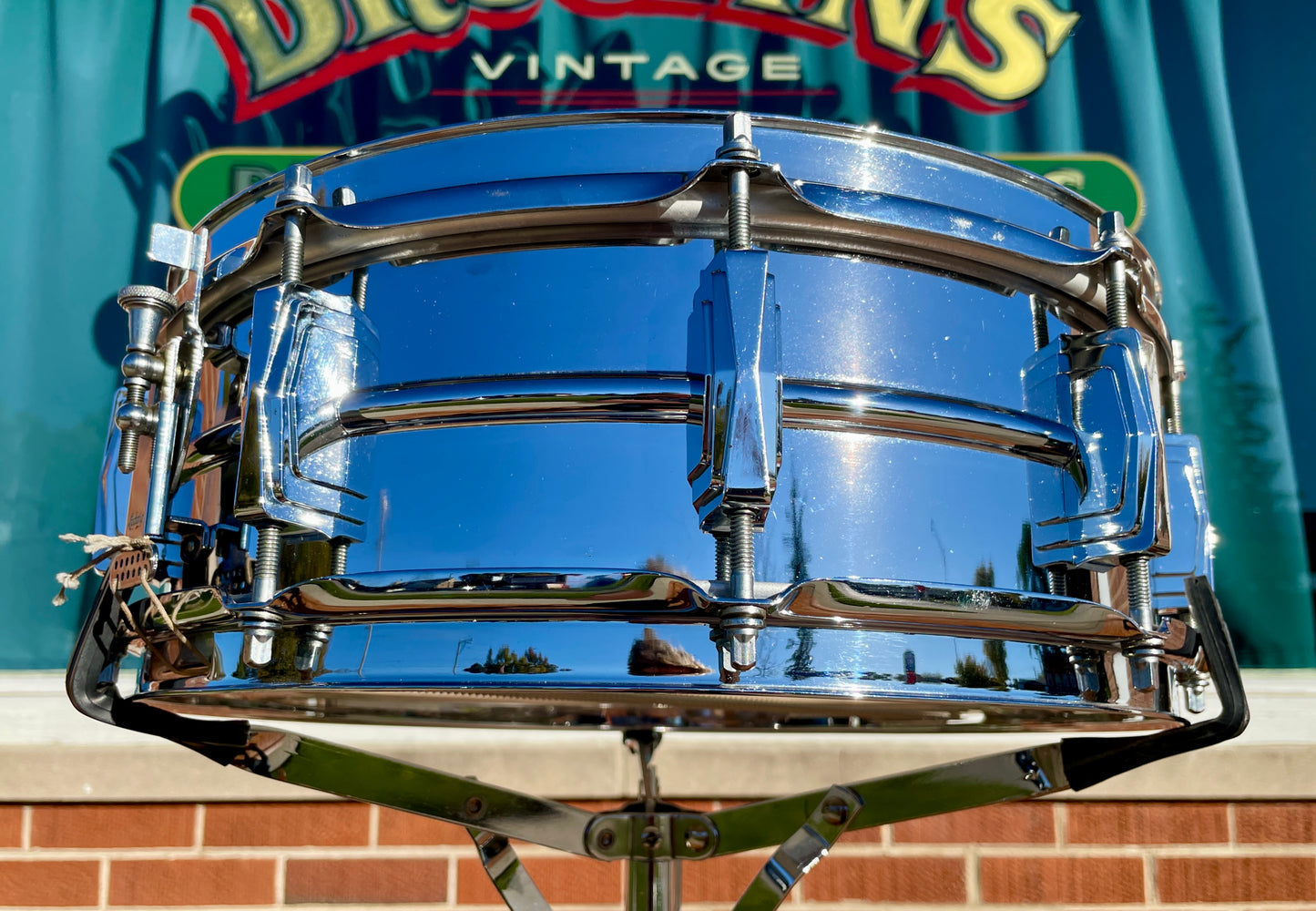 1960s Ludwig 5x14 Supra-Phonic 400 Snare Drum Supraphonic COB Hoops