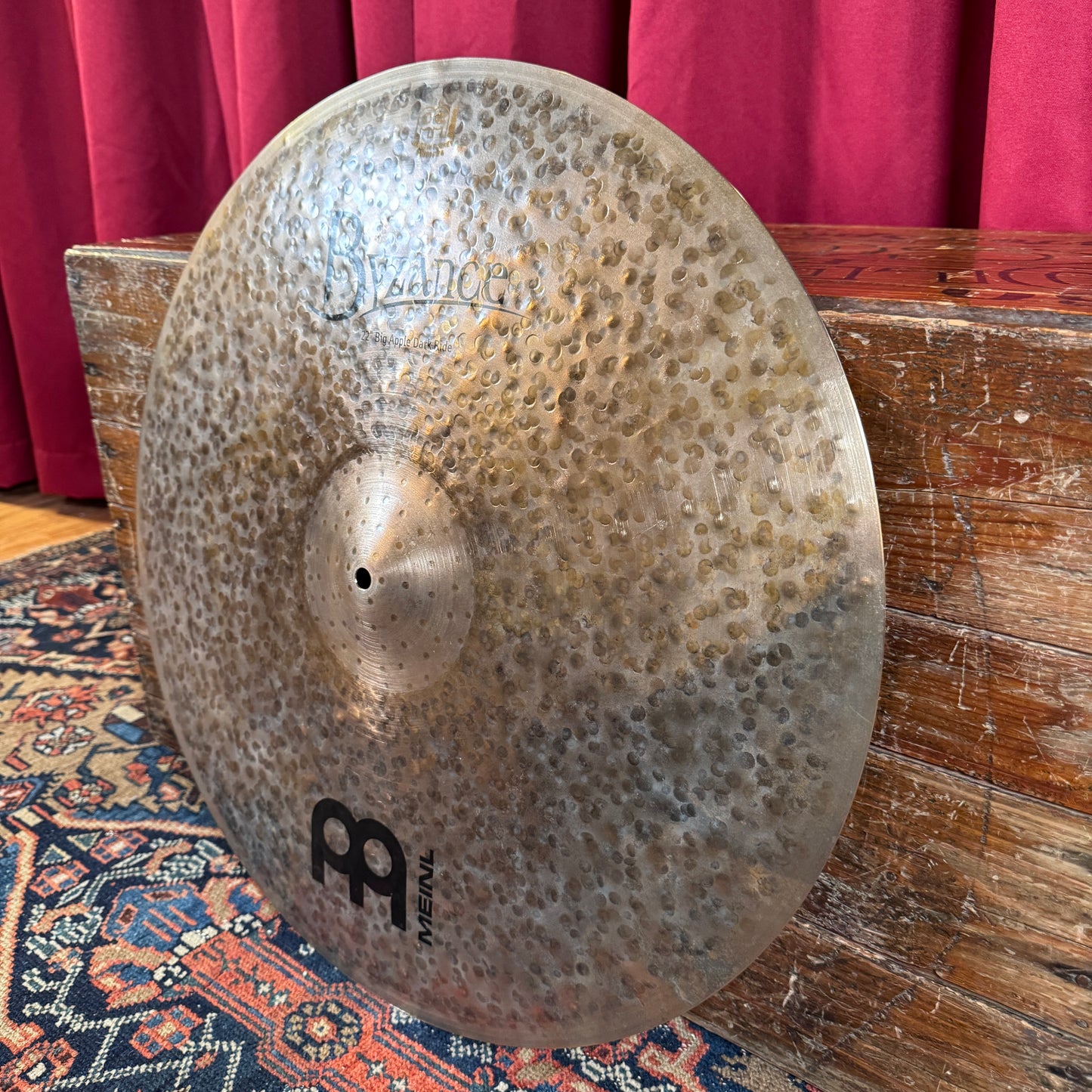 22" Meinl Byzance Dark Big Apple Dark Ride Cymbal 2294g *Video Demo*
