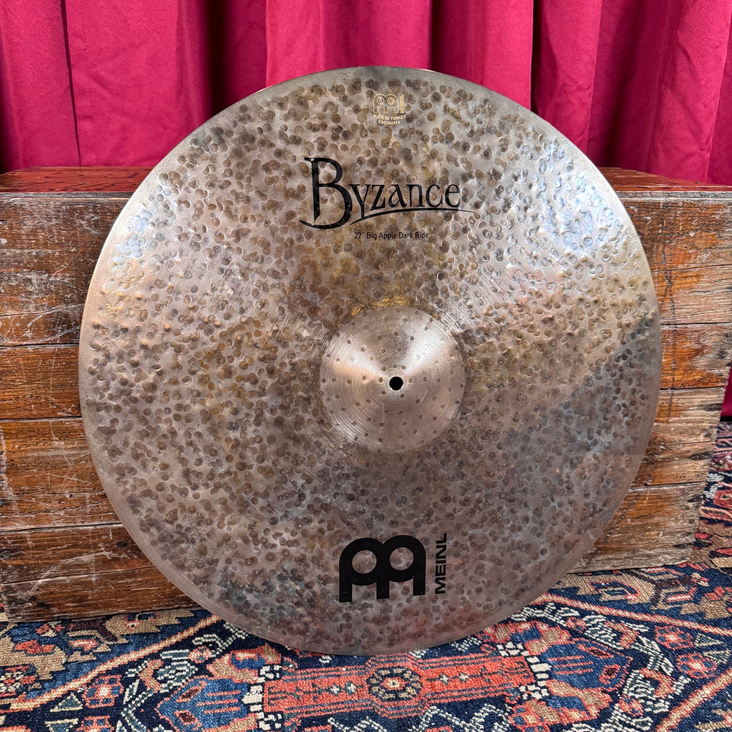 22" Meinl Byzance Dark Big Apple Dark Ride Cymbal 2294g *Video Demo*