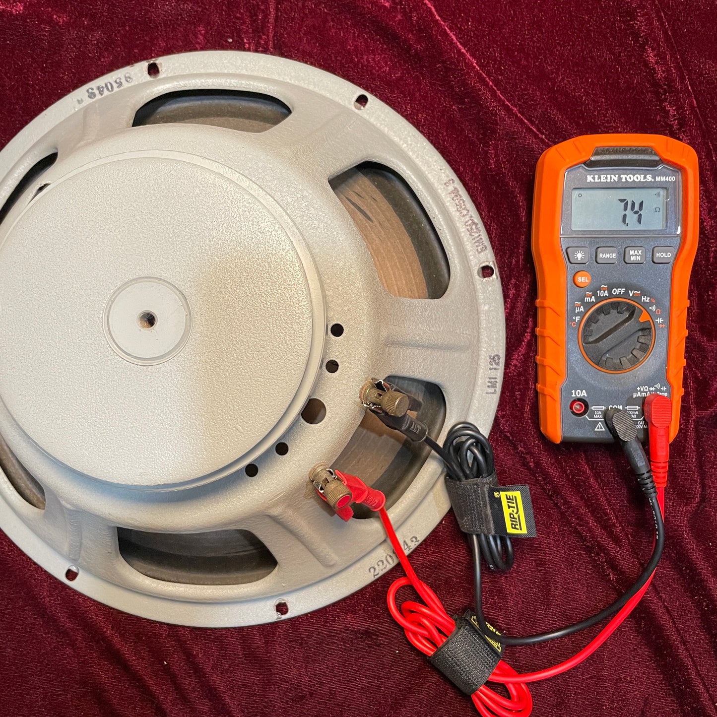 1968 Jensen 12" 100W Vibranto LMI-125 EM-1250 Speaker 8 Ohm LMI125 EM1250 (Stock #49)