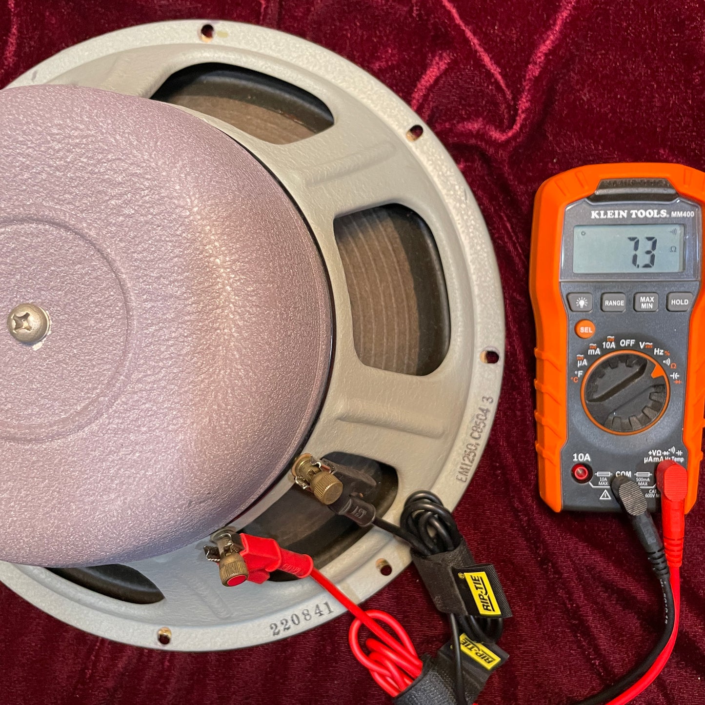 1968 Jensen 12" 100W Vibranto LMI-125 EM-1250 Speaker 8 Ohm LMI125 EM1250 (Stock #46)