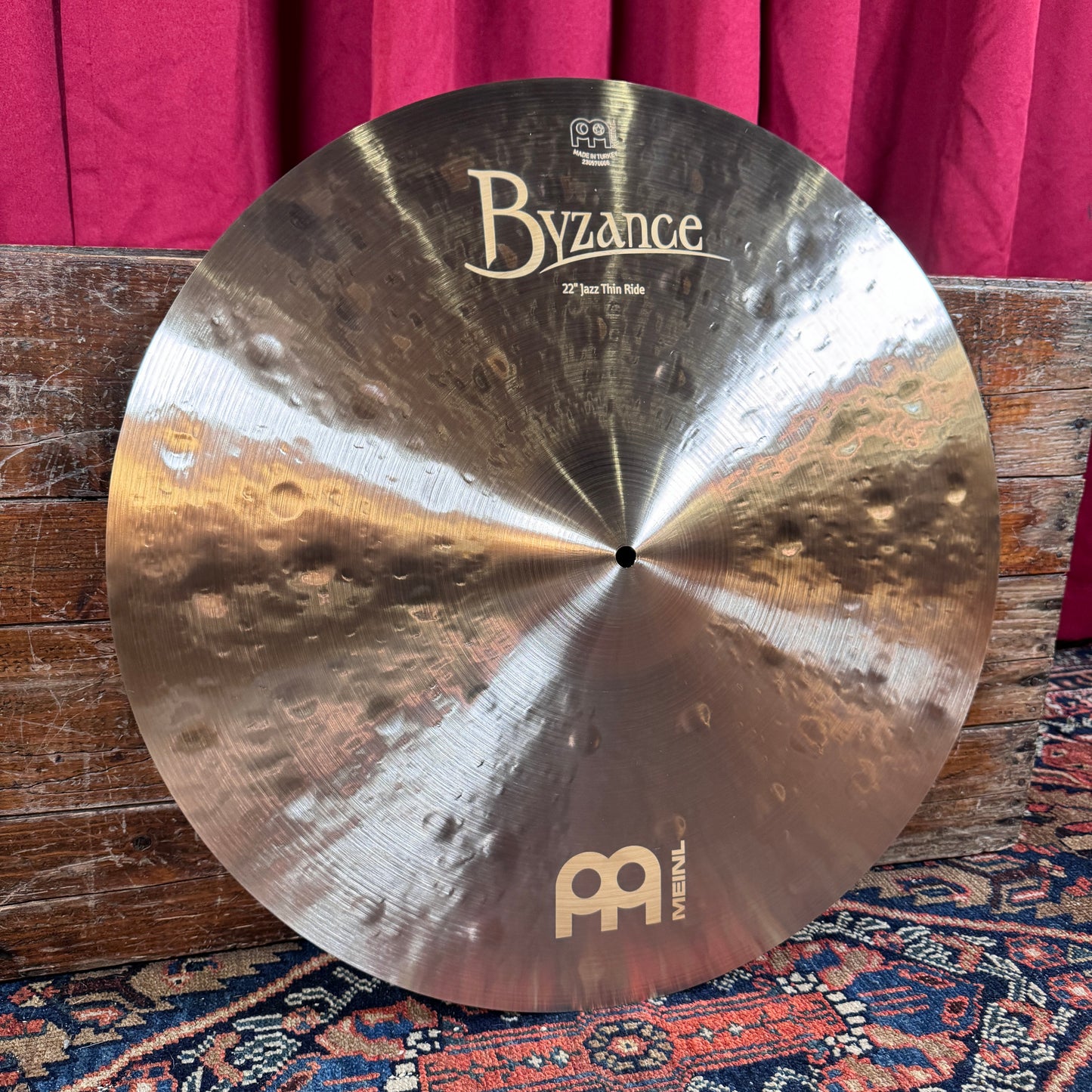 22" Meinl Byzance Jazz Thin Ride Cymbal 2278g *Video Demo*