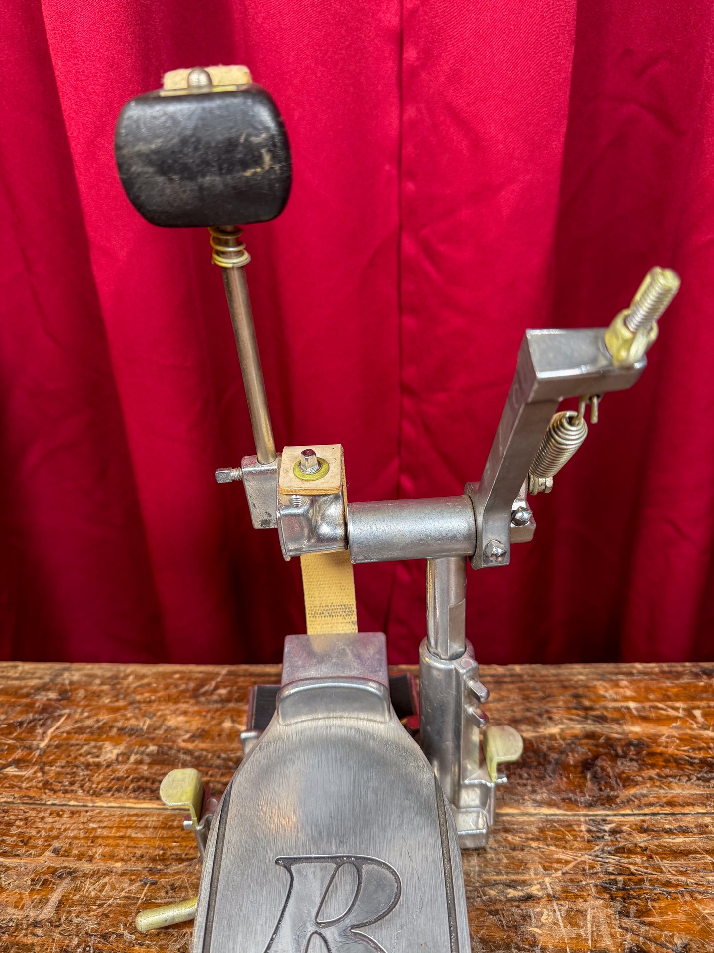 1970s Rogers Big R Supreme Foot Pedal Bass Drum Pedal Part No. 54-7000