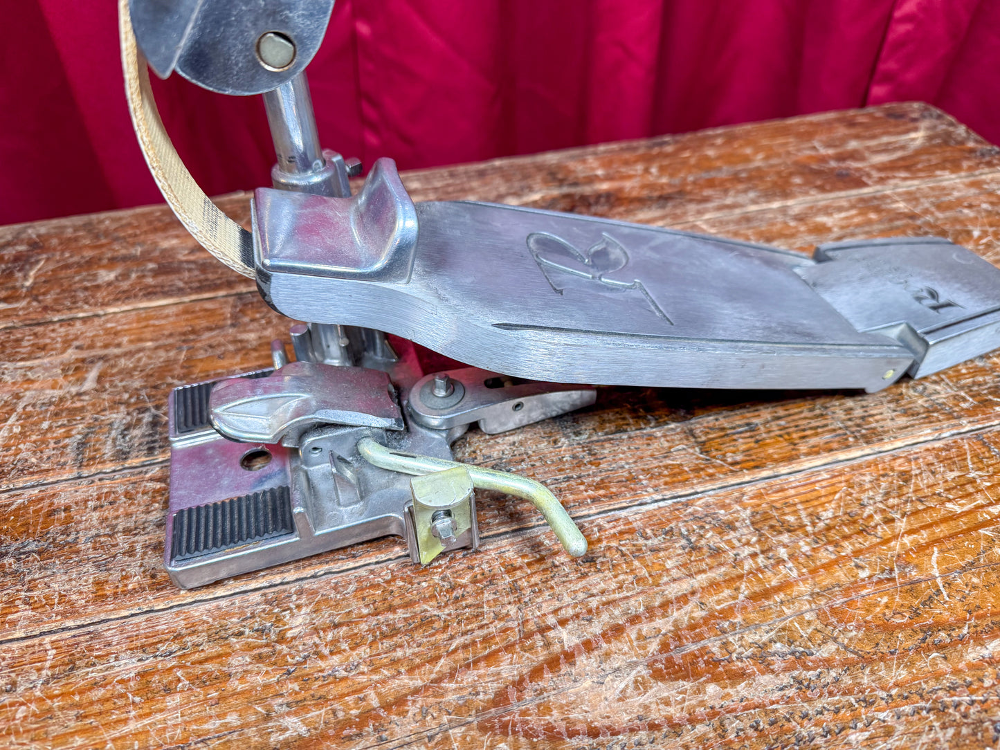 1970s Rogers Big R Supreme Foot Pedal Bass Drum Pedal Part No. 54-7000