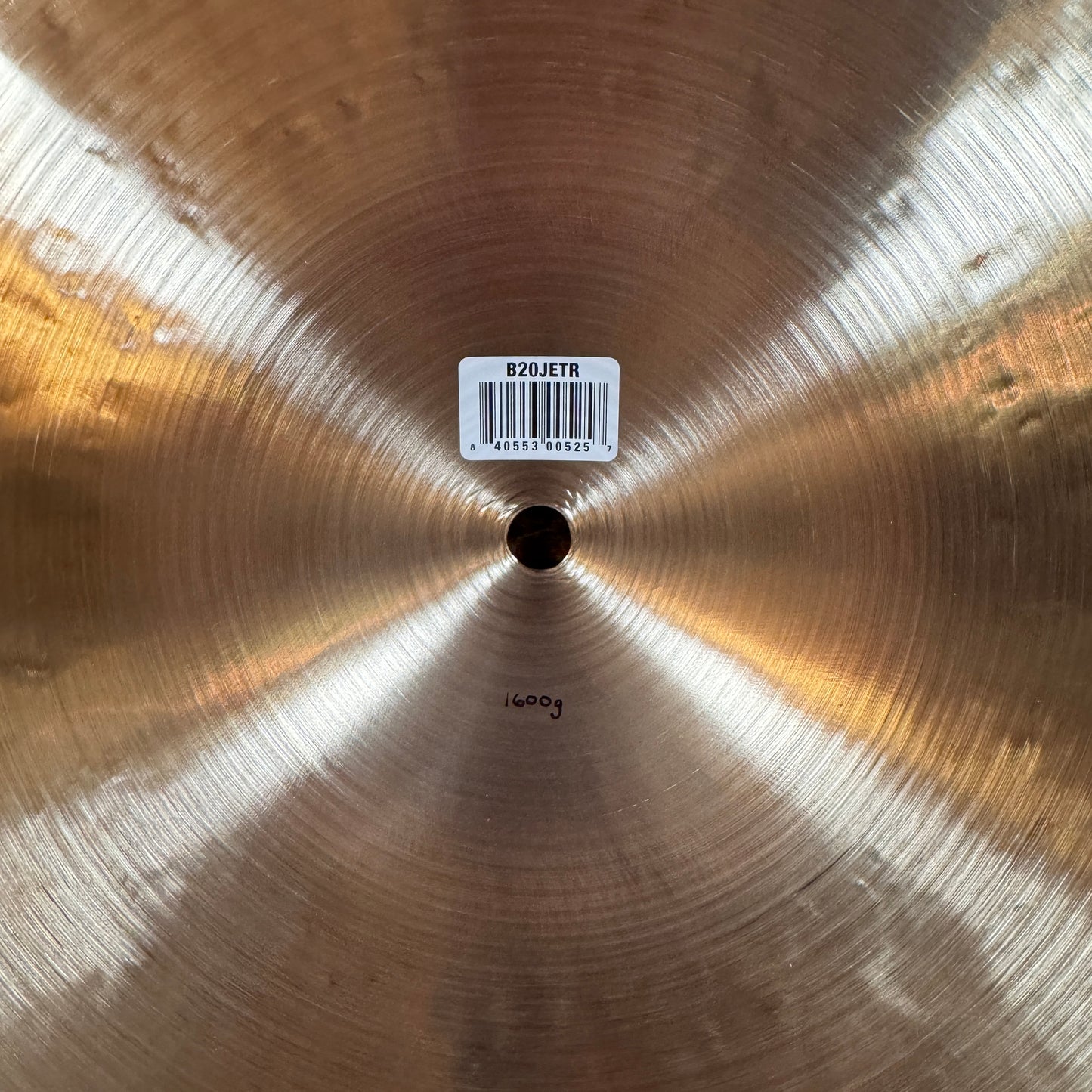 20" Meinl Byzance Jazz Extra Thin Ride Cymbal 1600g *Video Demo*
