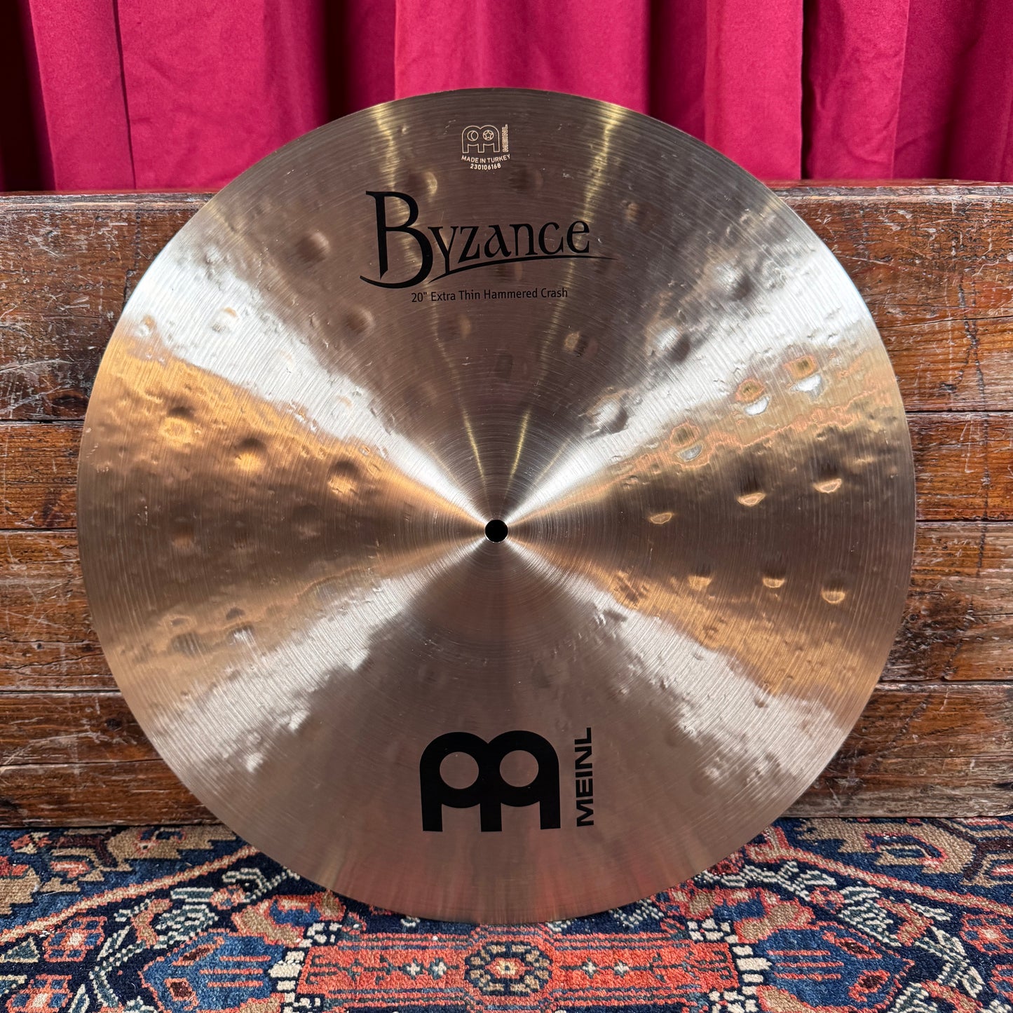 20" Meinl Byzance Traditional Extra Thin Hammered Crash Cymbal 1600g *Video Demo*
