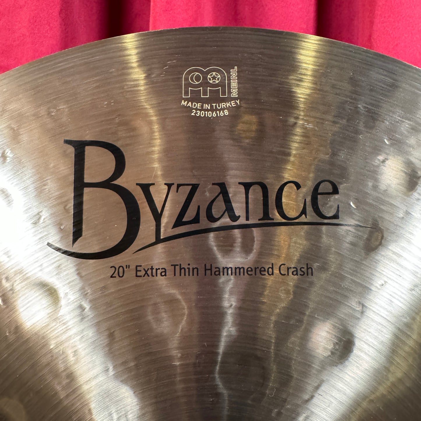 20" Meinl Byzance Traditional Extra Thin Hammered Crash Cymbal 1600g *Video Demo*