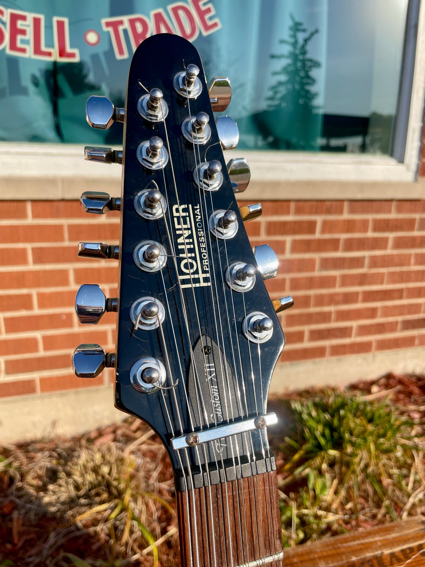 Hohner TE Custom XII 12-String Telecaster Style Electric Guitar Black