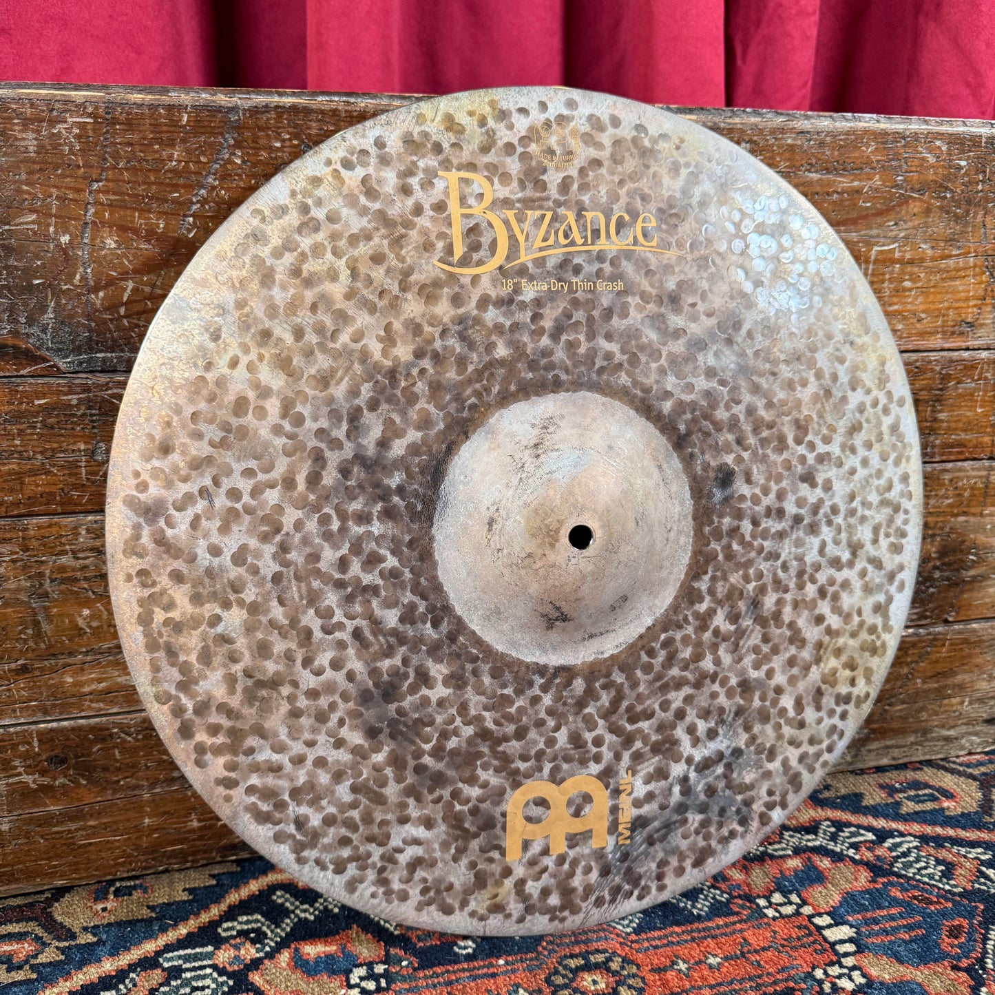 18" Meinl Byzance Extra Dry Thin Crash Cymbal 1316g *Video Demo*