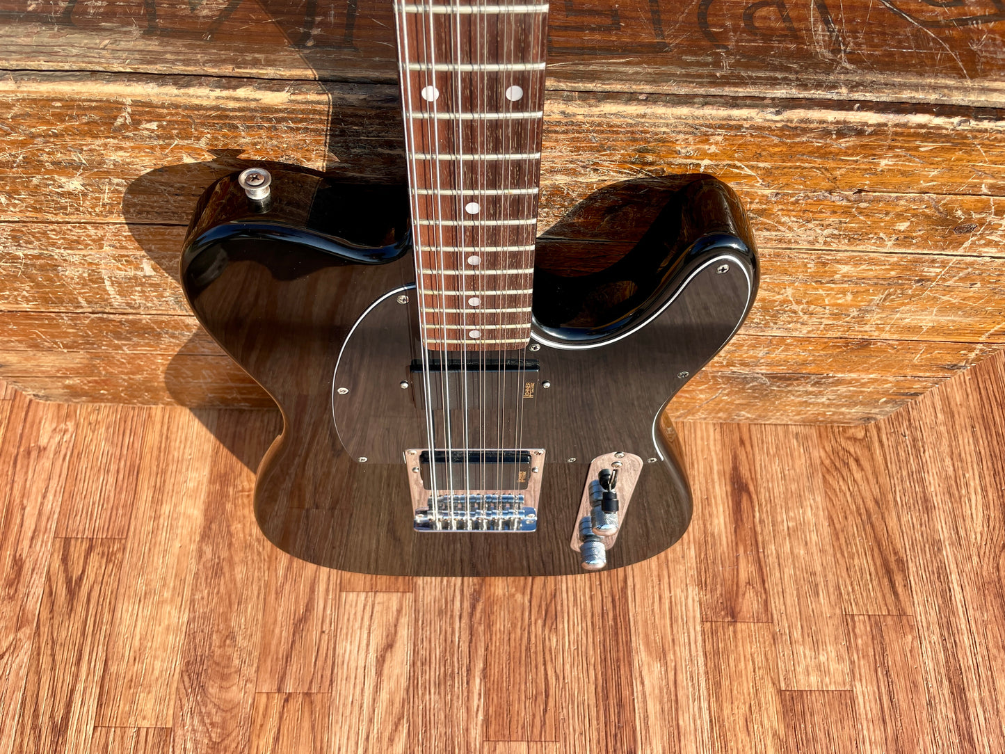 Hohner TE Custom XII 12-String Telecaster Style Electric Guitar Black