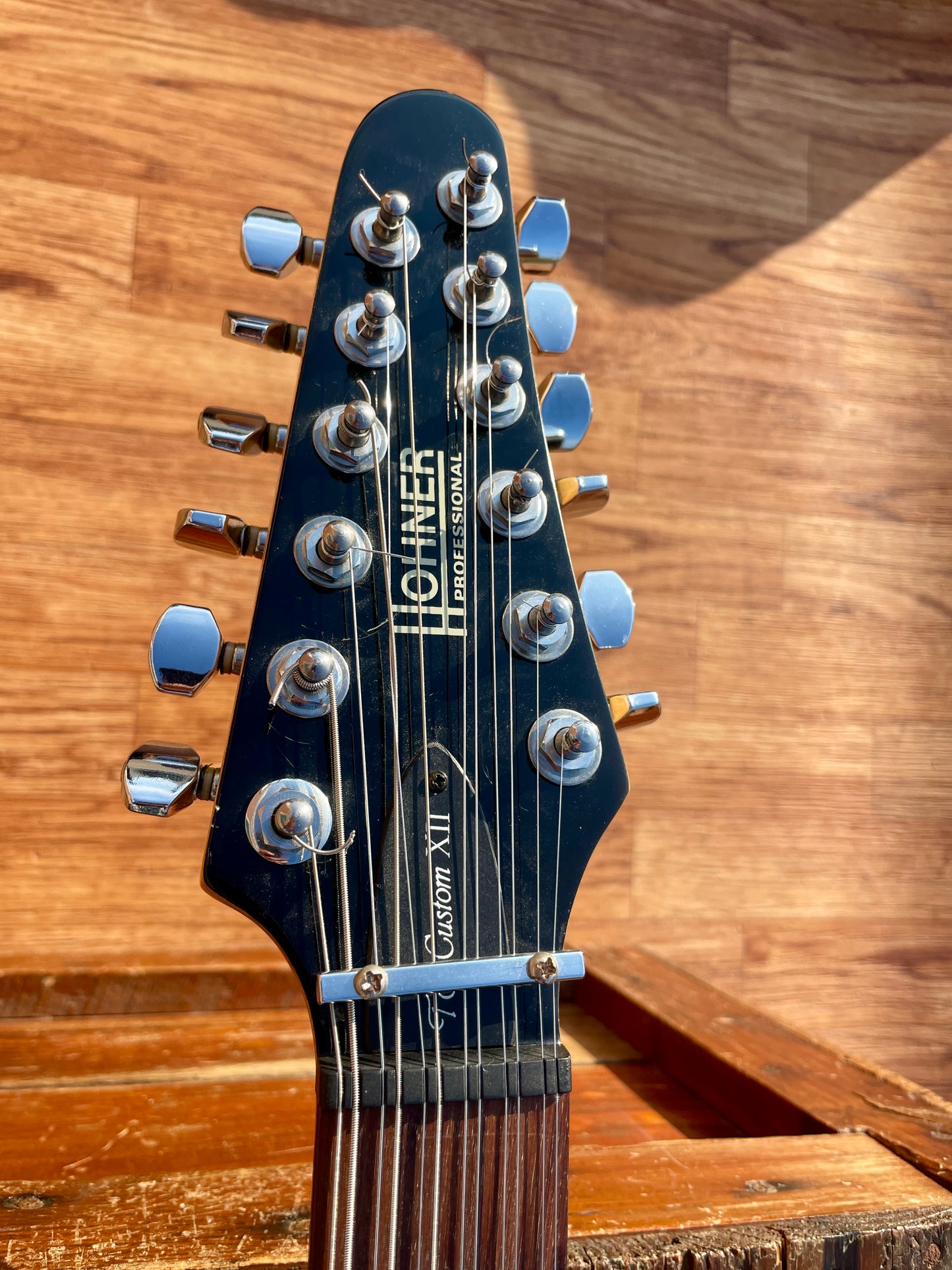 Hohner TE Custom XII 12-String Telecaster Style Electric Guitar Black