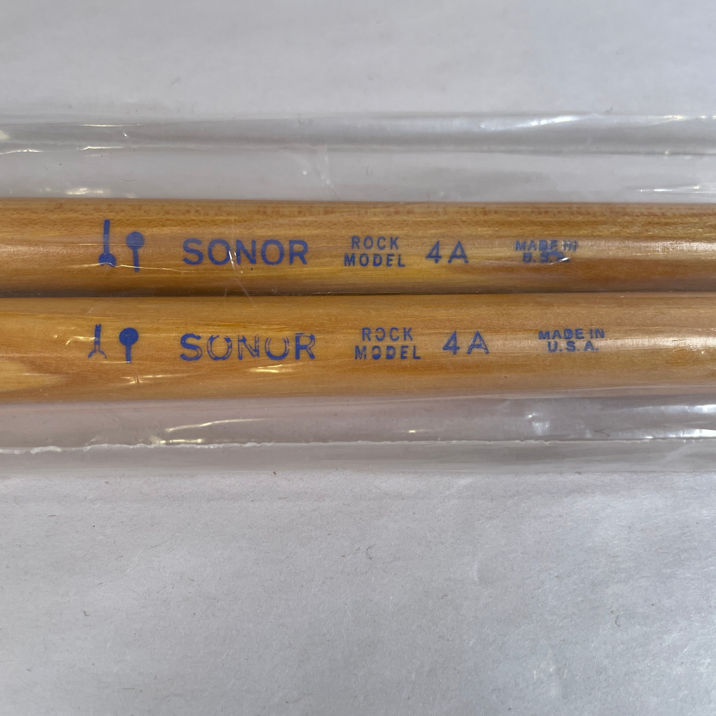 4a Rocks 1970s Sonor Rock Model 4A Wood Tip Drum Sticks w/ Original Bag NOS USA ...