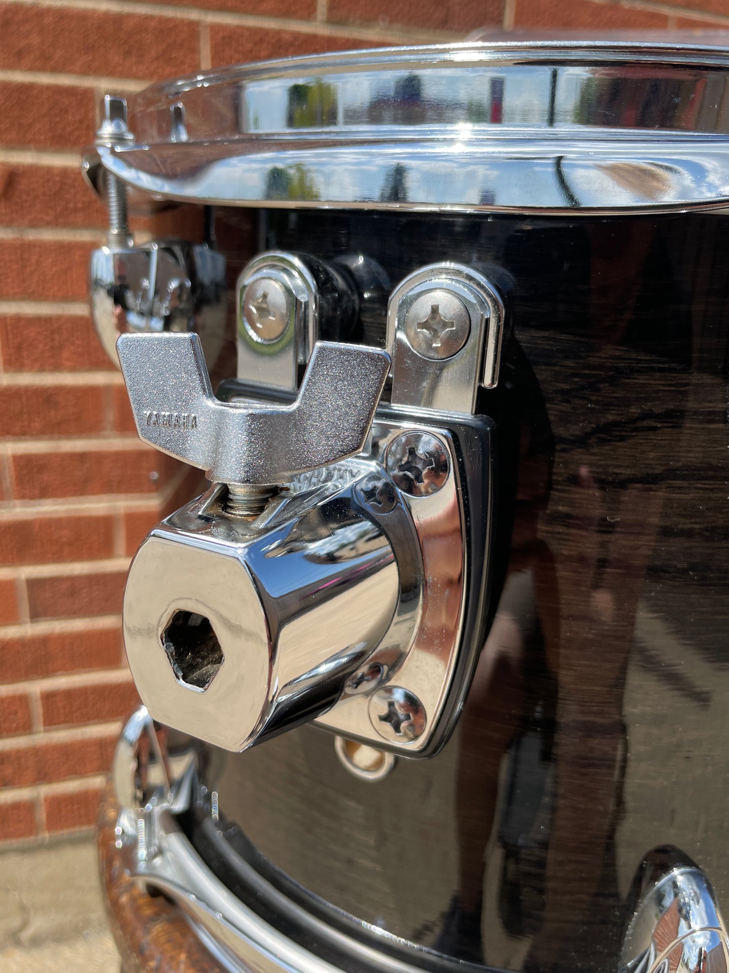 2010 Yamaha Oak Custom 9x12 Tom Drum Single Musashi Black NTT812UA