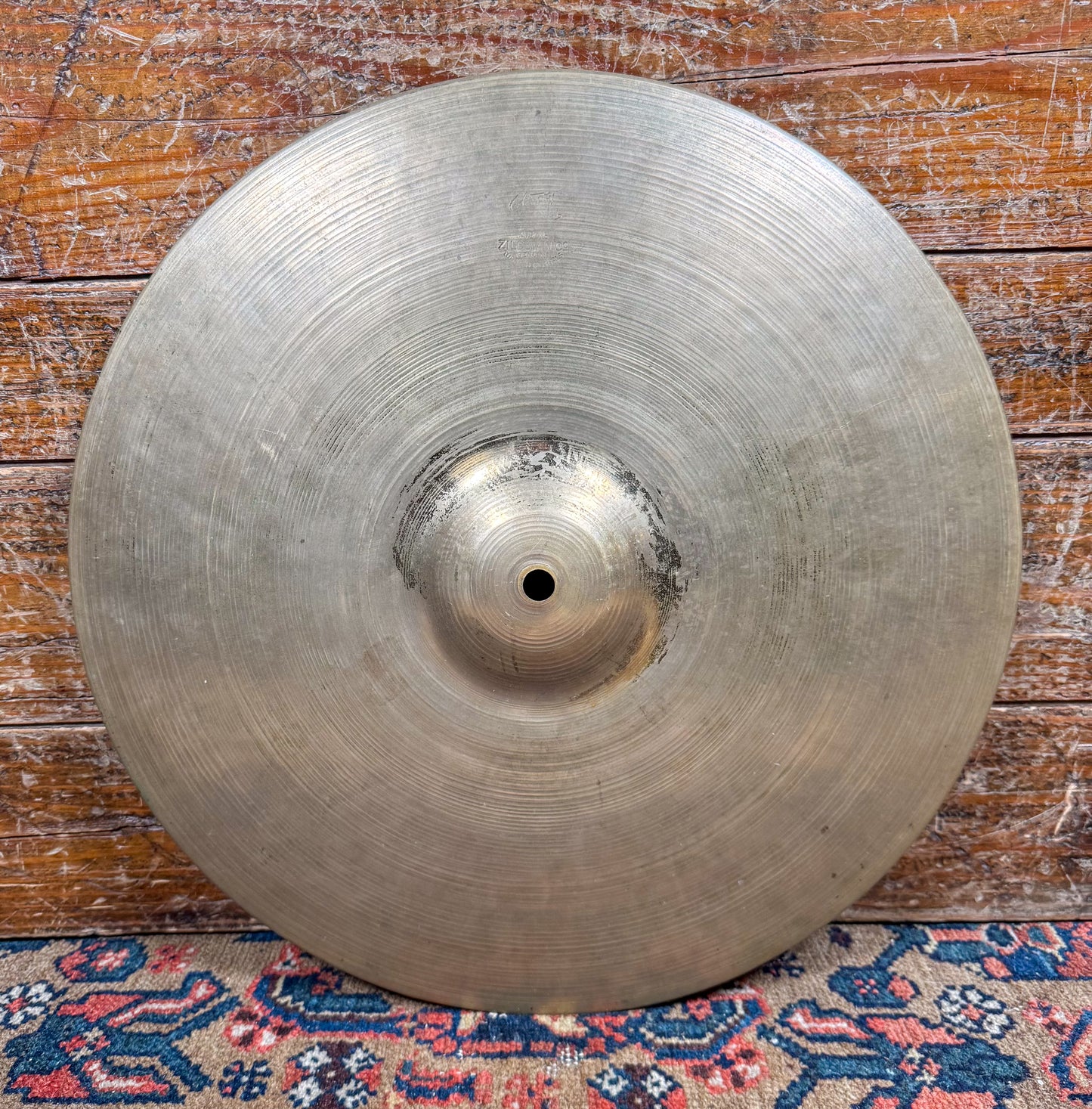 15" Zildjian A 1940s-1950s Trans Stamp Hi-Hat Cymbal Pair 1374g/1430g *Video Demo*