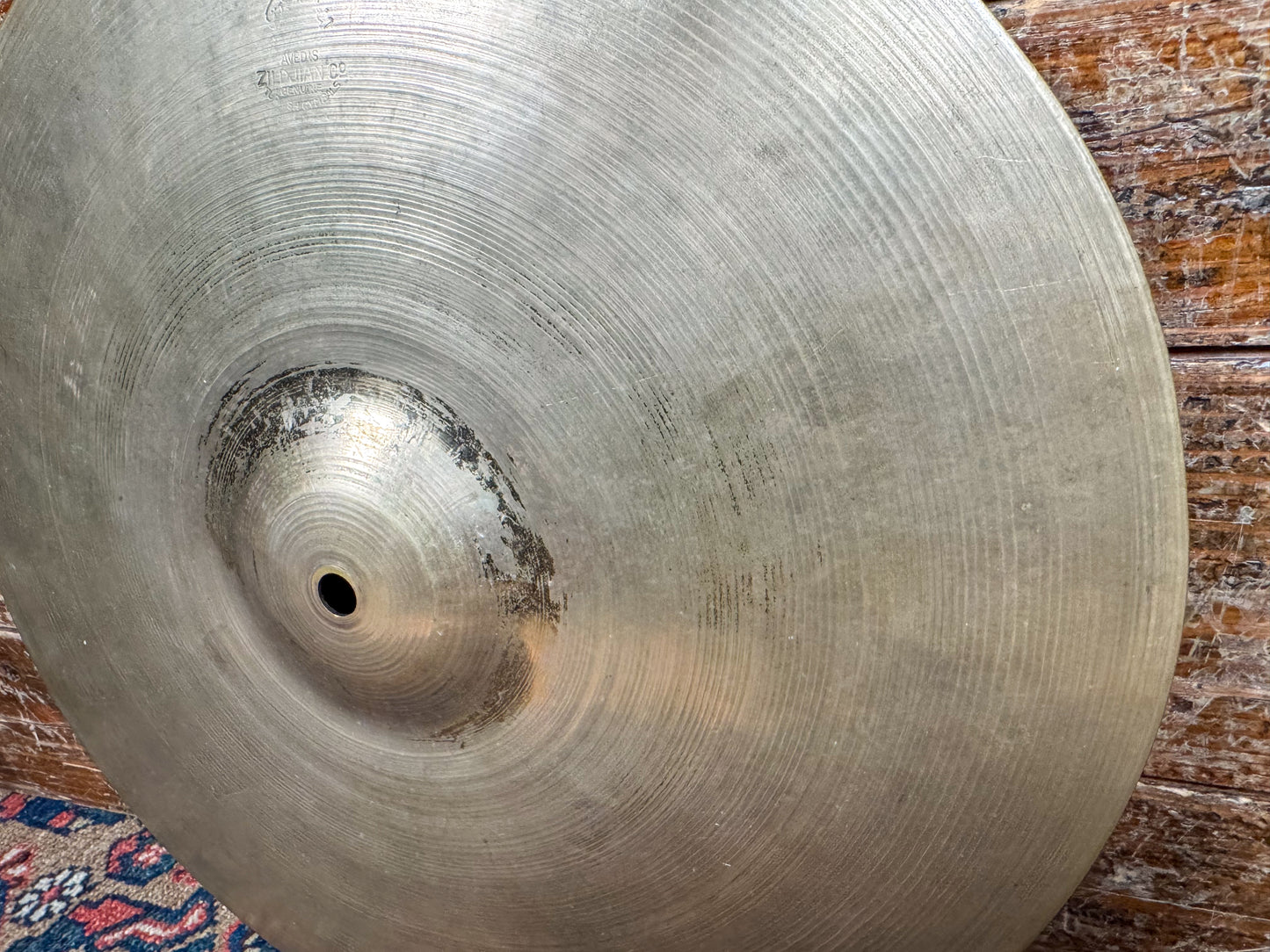 15" Zildjian A 1940s-1950s Trans Stamp Hi-Hat Cymbal Pair 1374g/1430g *Video Demo*