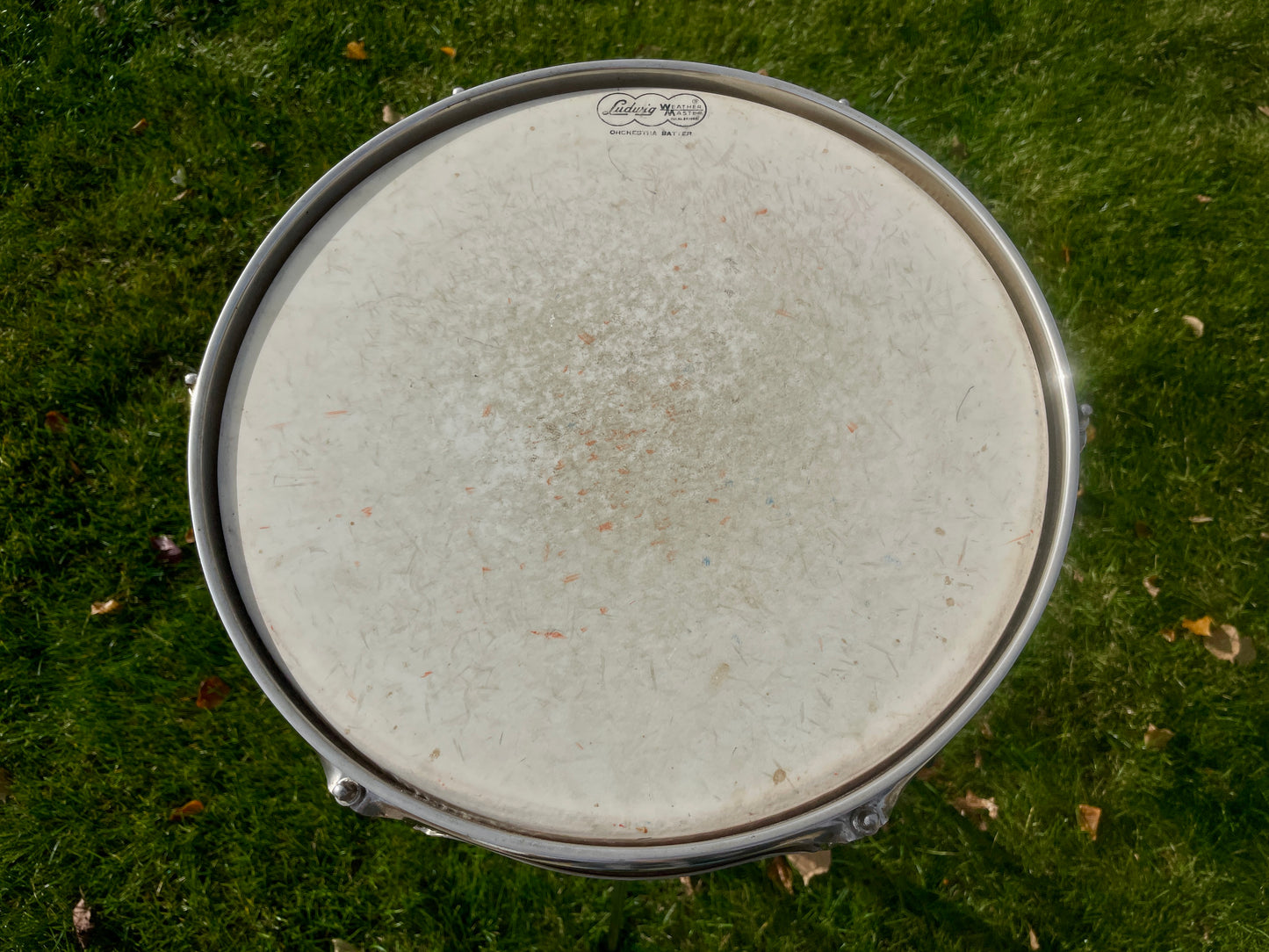 1963 Ludwig 5x14 Pioneer No. 491 Snare Drum Gold Sparkle