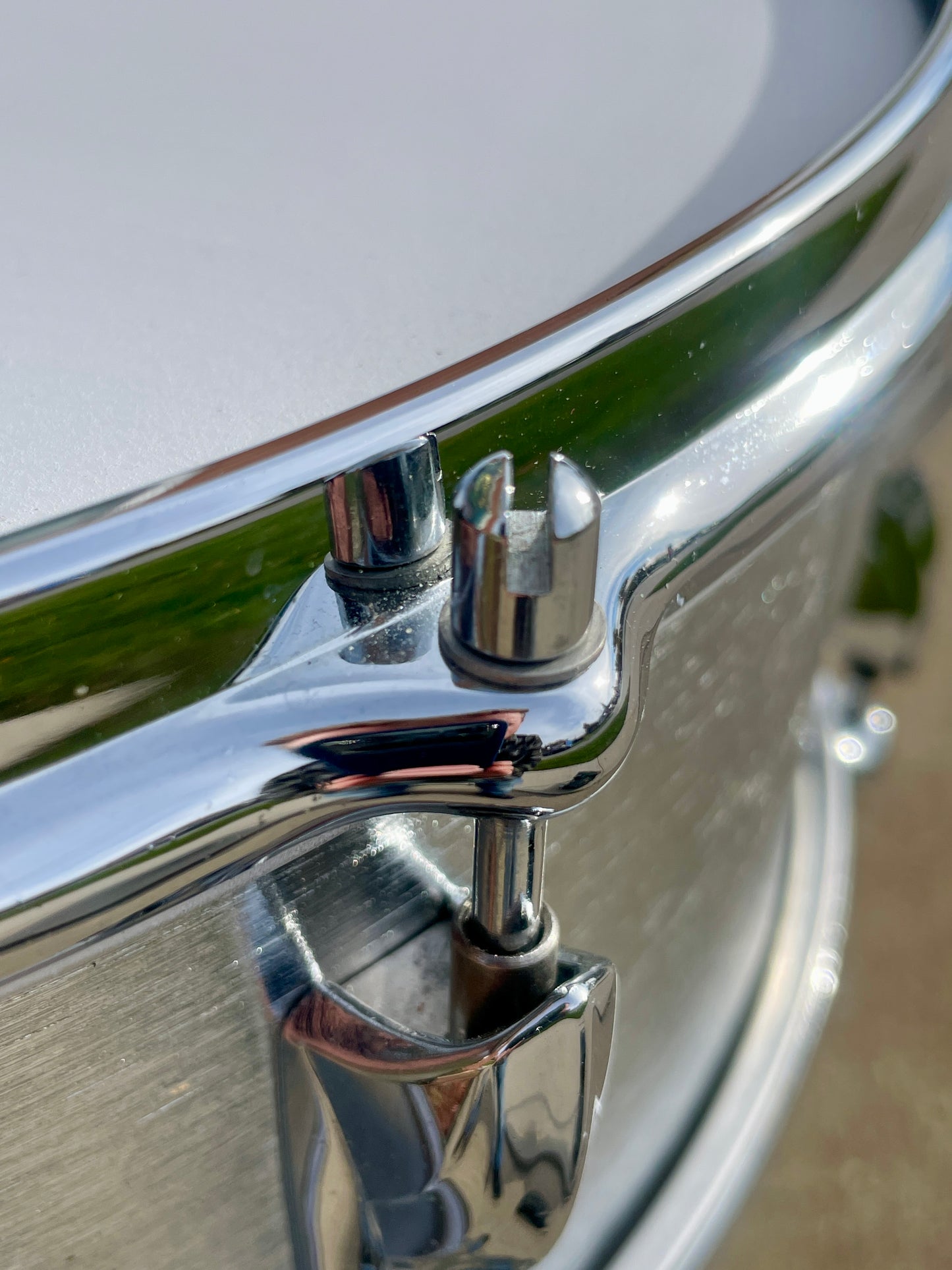 1970s Premier 5.5x14 Hi-Fi No. 37 Brushed Chrome Snare Drum