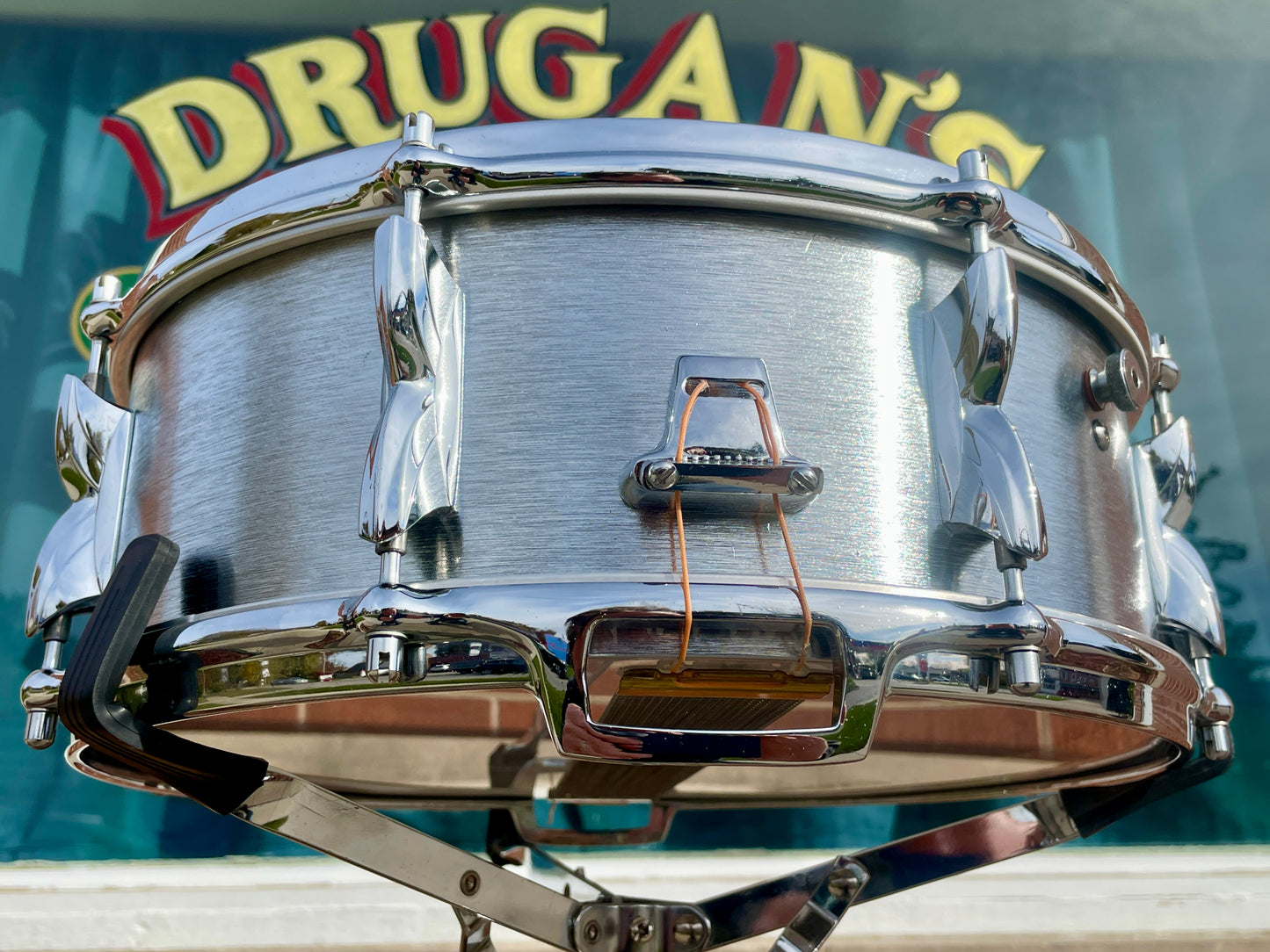 1970s Premier 5.5x14 Hi-Fi No. 37 Brushed Chrome Snare Drum