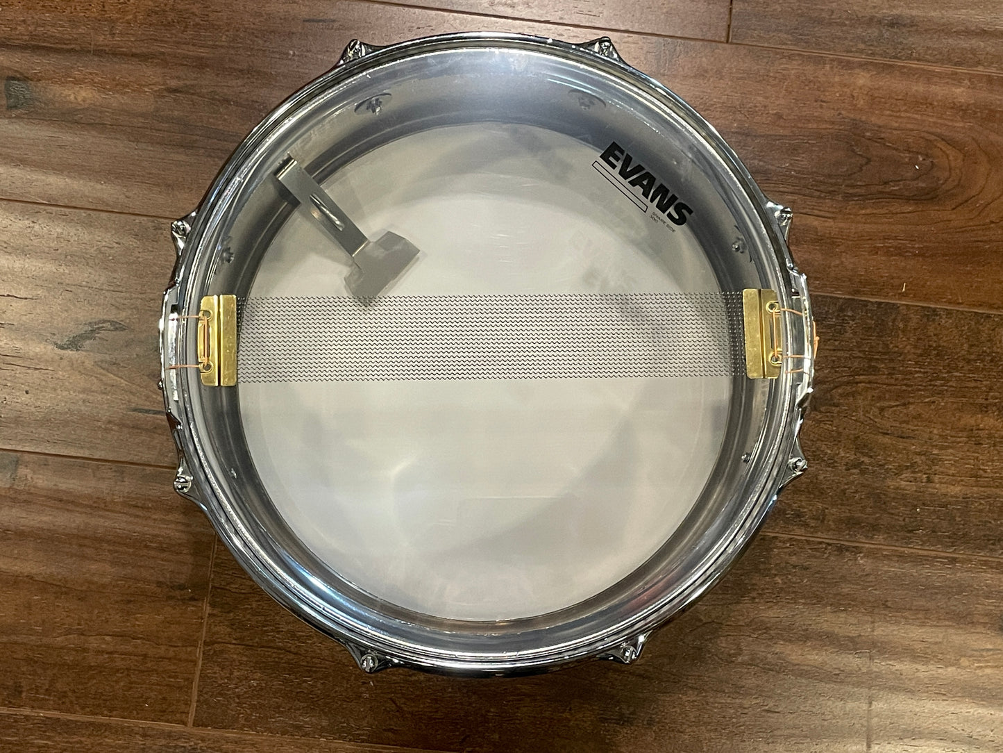 1970s Premier 5.5x14 Hi-Fi No. 37 Brushed Chrome Snare Drum