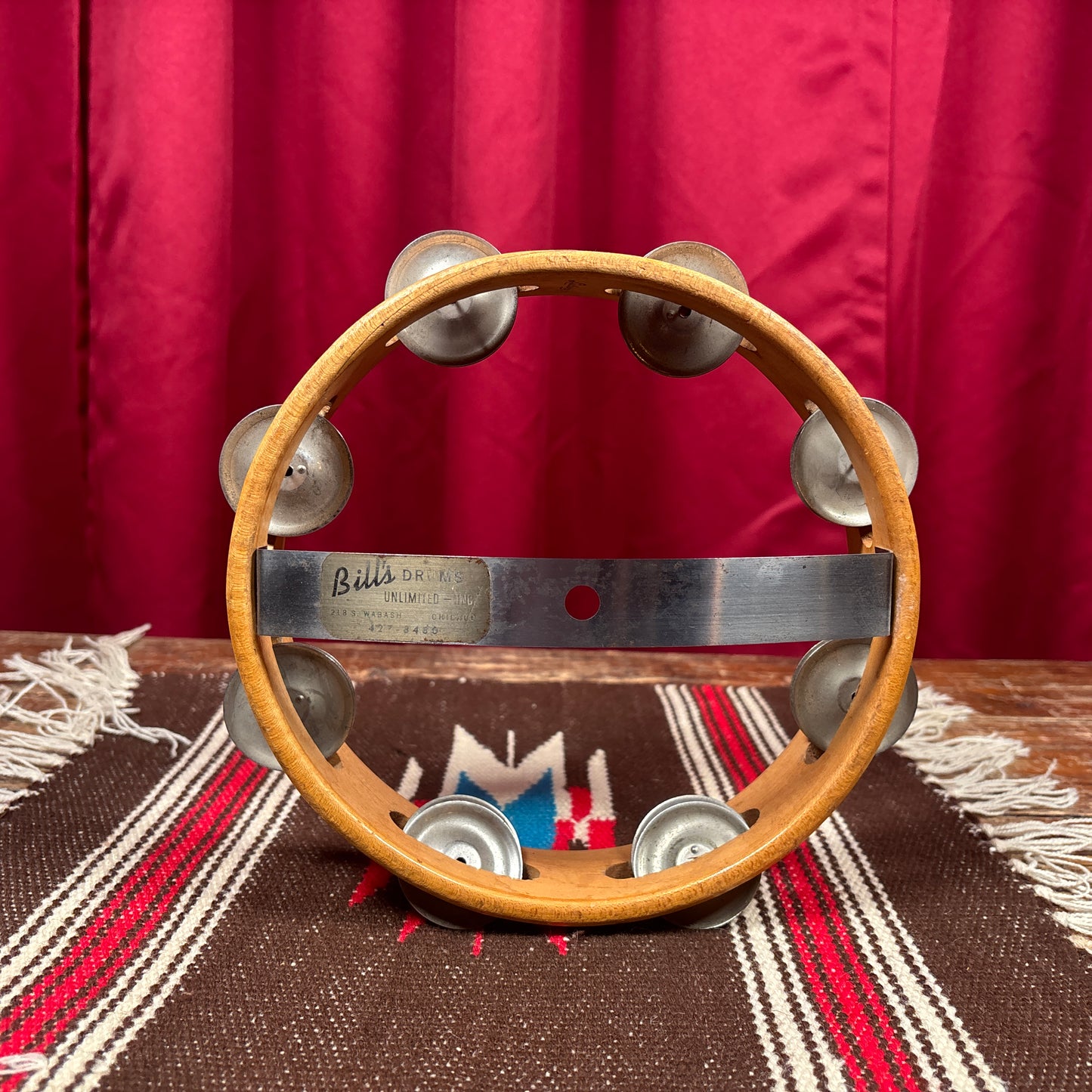 1960s Ludwig No. 88 Hi-Hat Sock Jingle Tambourine