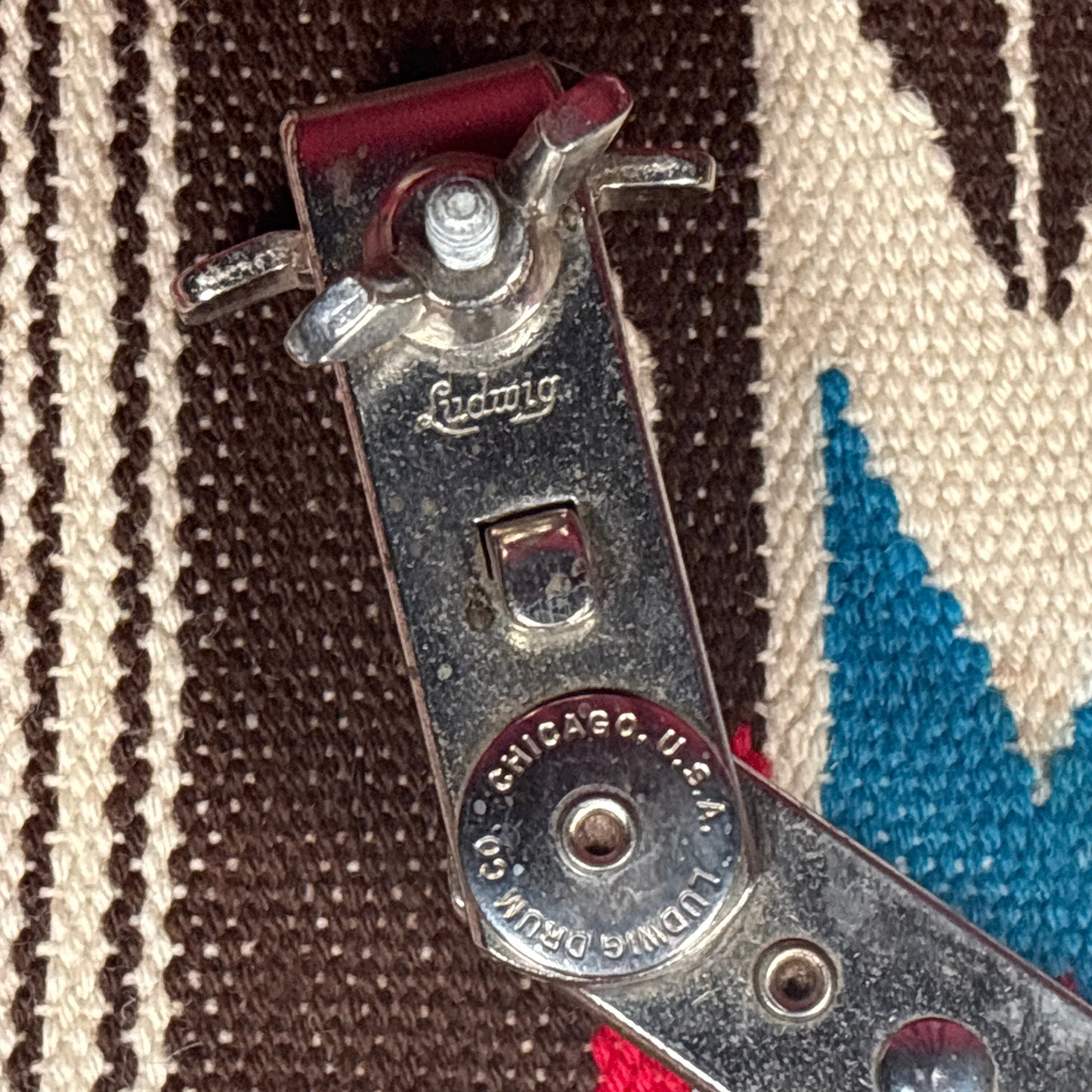1960s Ludwig Adjustable Bass Drum Muffler No. 136