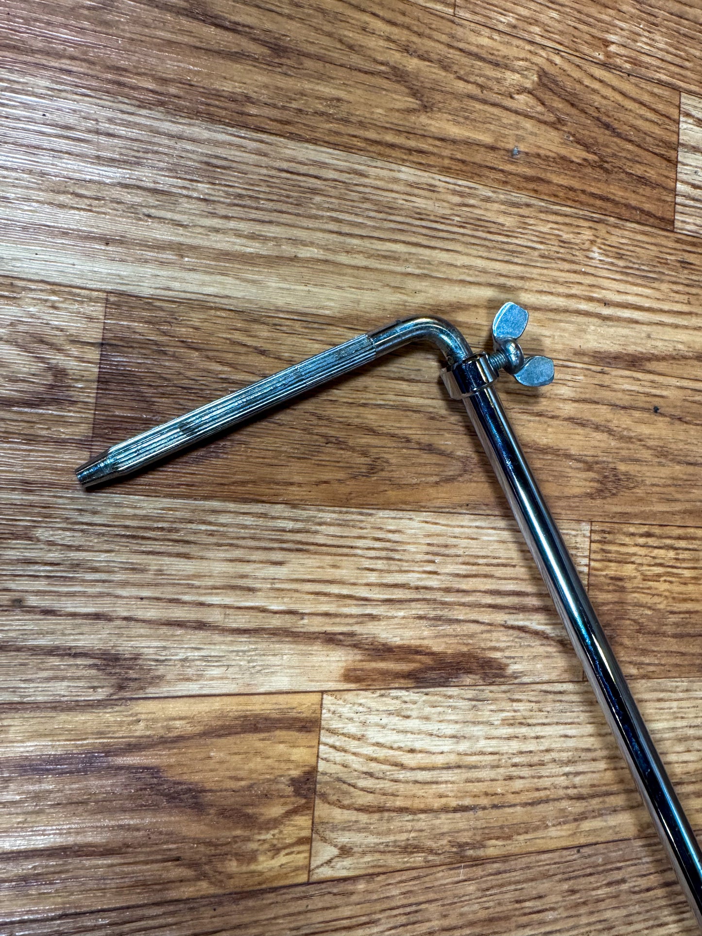 1960s Ludwig No. 1372C Telescoping L-Arm Cymbal Holder Chrome