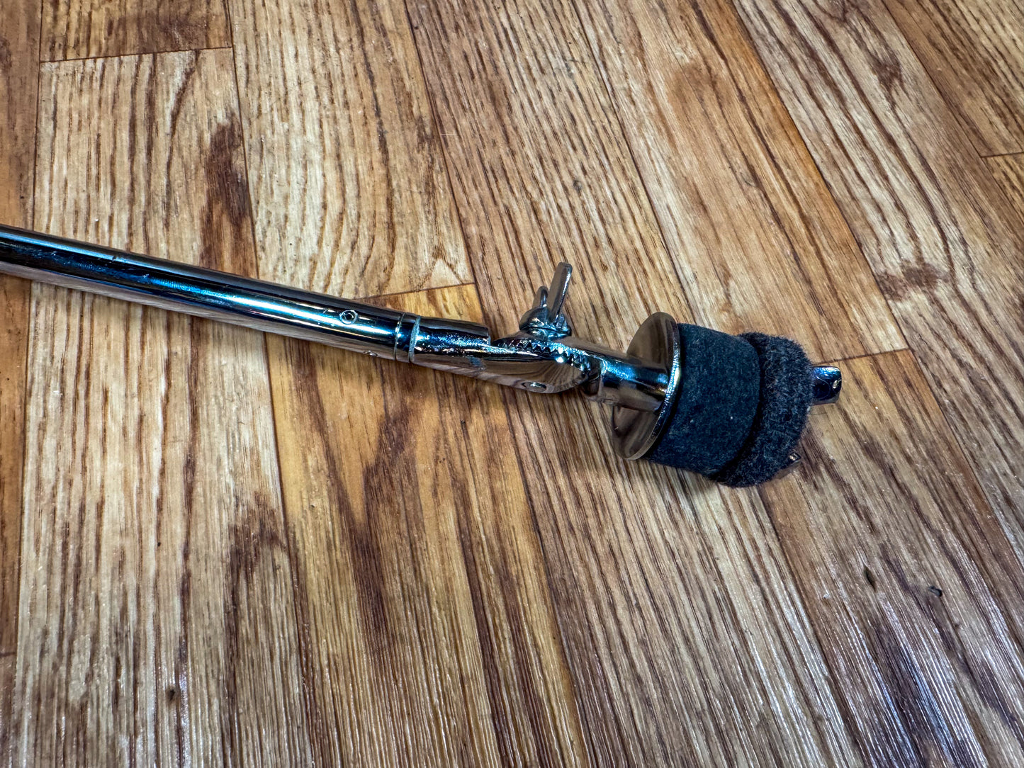 1960s Ludwig No. 1372C Telescoping L-Arm Cymbal Holder Chrome