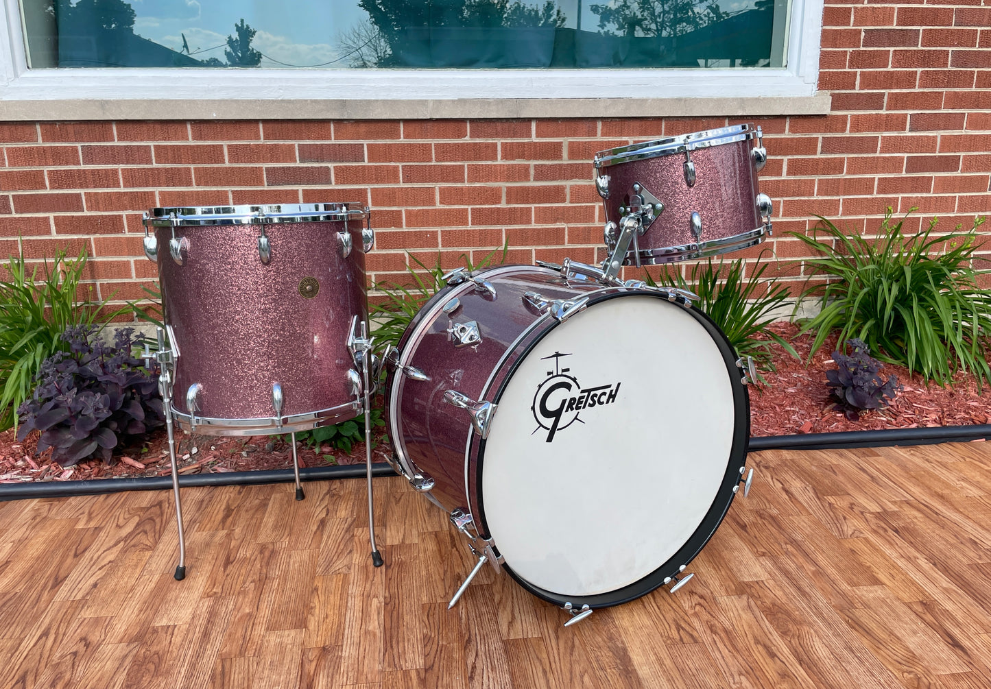 1960s Gretsch Round Badge Progressive Jazz Drum Set 20/12/14