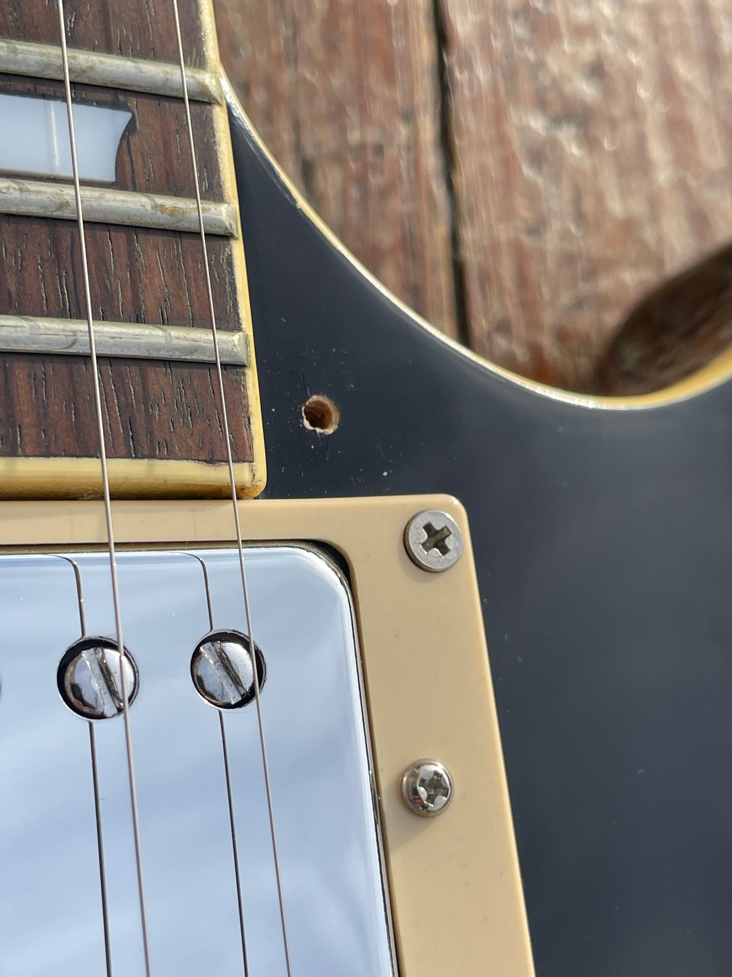 2006 Epiphone Les Paul Standard Electric Guitar Ebony w/ OHSC