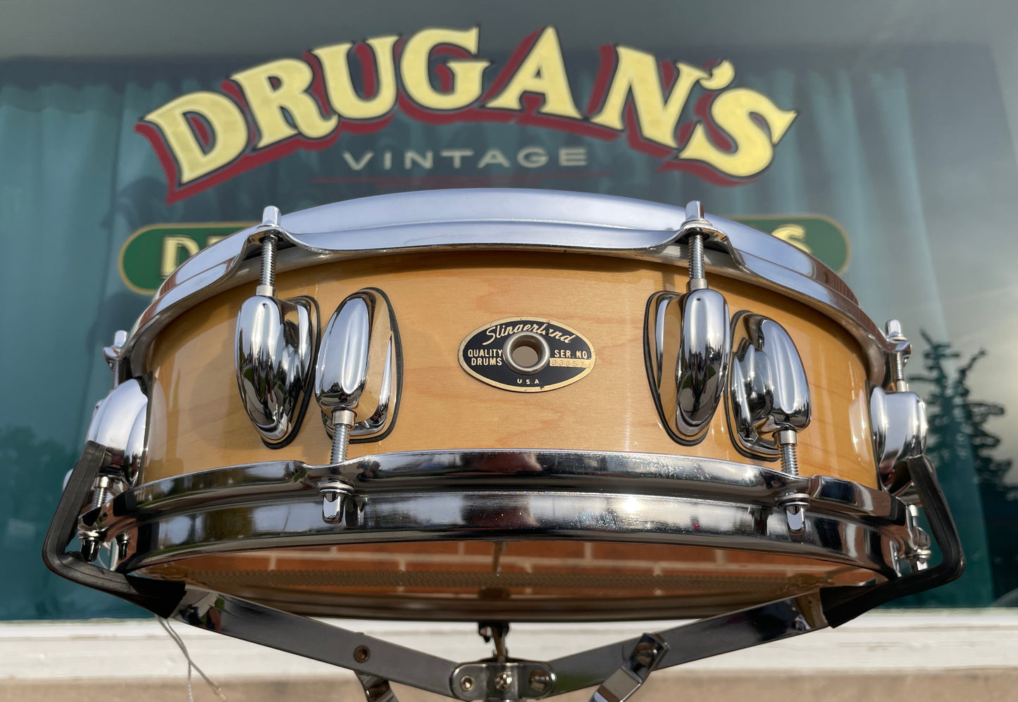 1990s Slingerland 4x14 Artist Series Snare Drum SAD-144 Natural