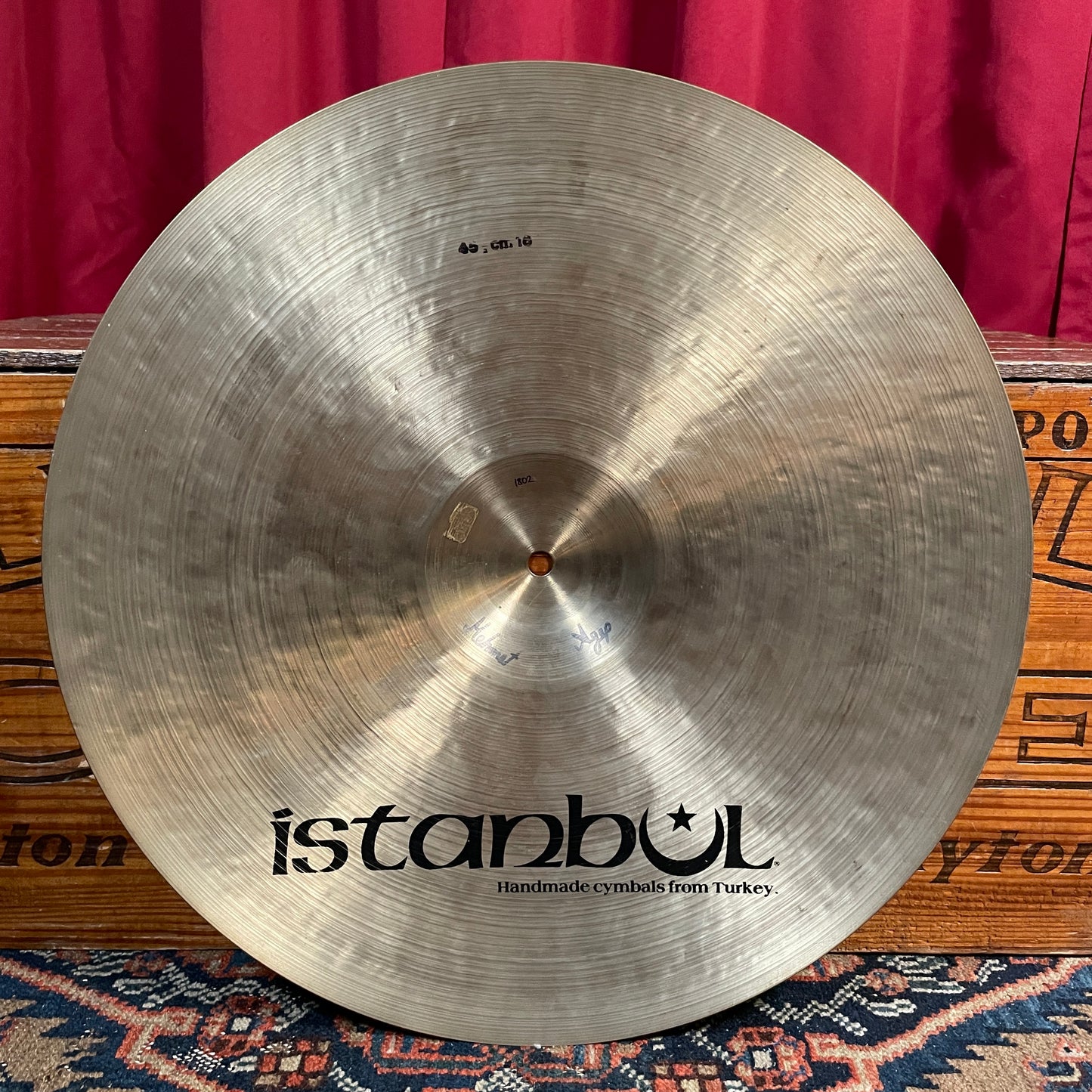 18" Istanbul Agop Mehmet Pre-Split Crash Ride Cymbal 1802g *Video Demo*