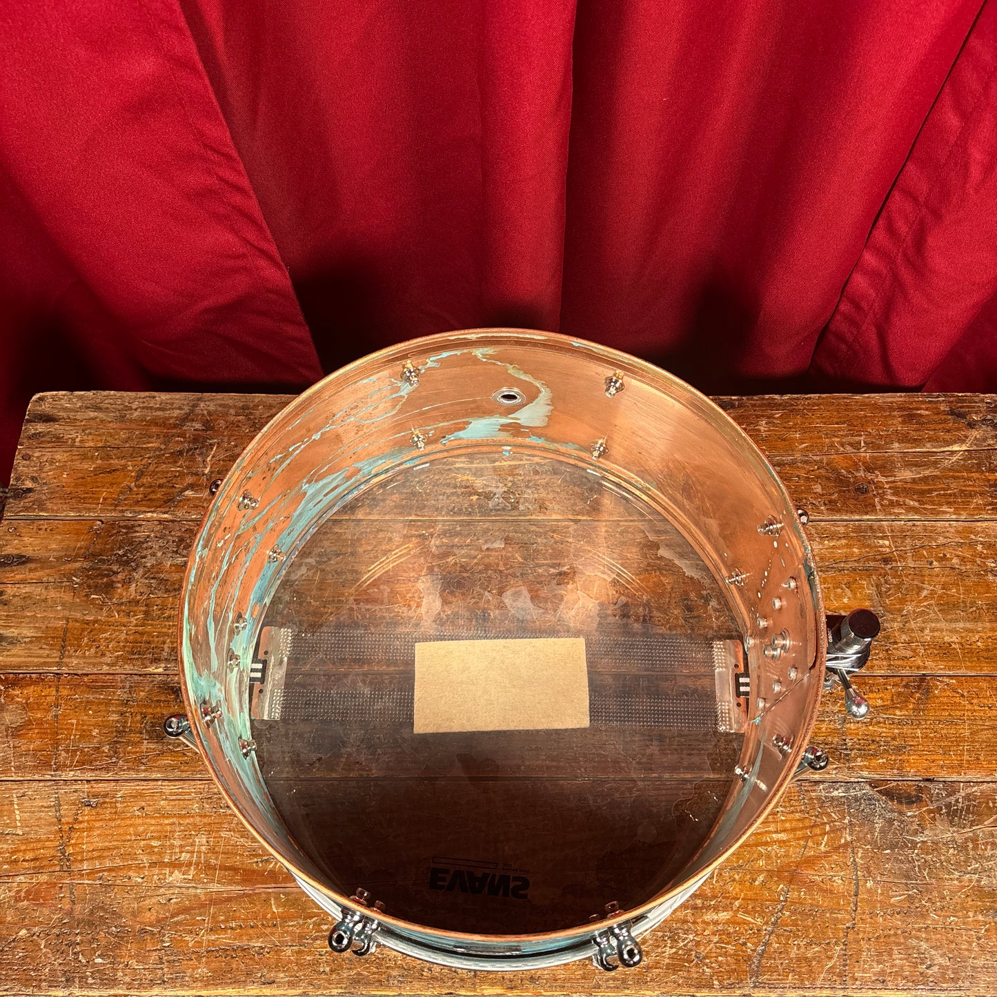 Lucky Drums Company 6.5x14 Copper Snare Drum w/ Patina *Video*