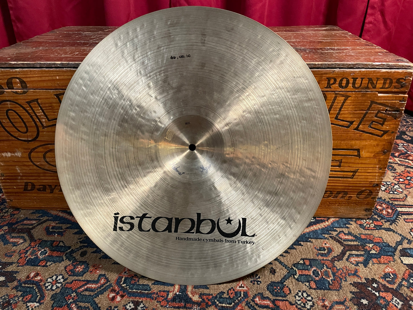 18" Istanbul Agop Mehmet Pre-Split Crash Ride Cymbal 1802g *Video Demo*