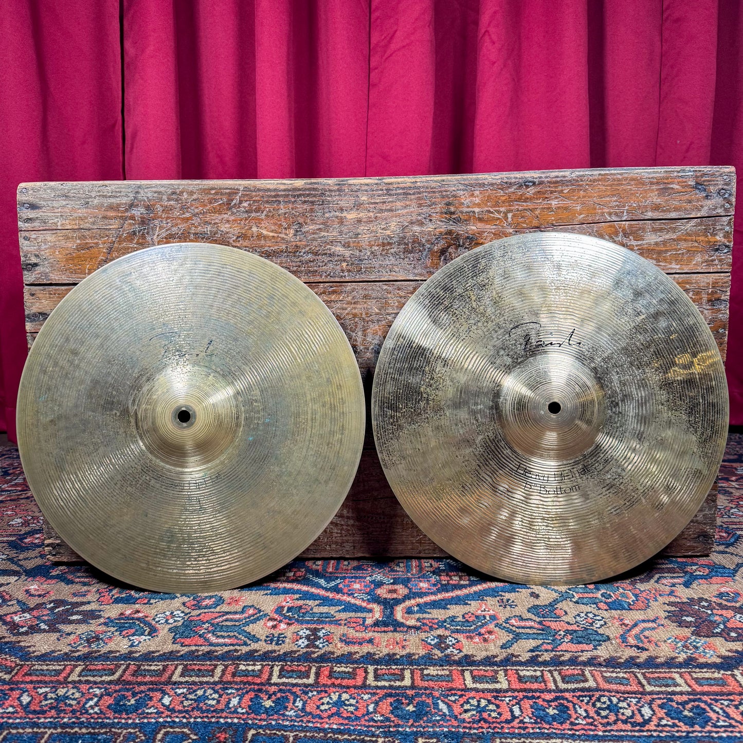 15" Paiste Signature Heavy Hi-Hat Cymbal Pair 1298g/1474g *Video Demo*