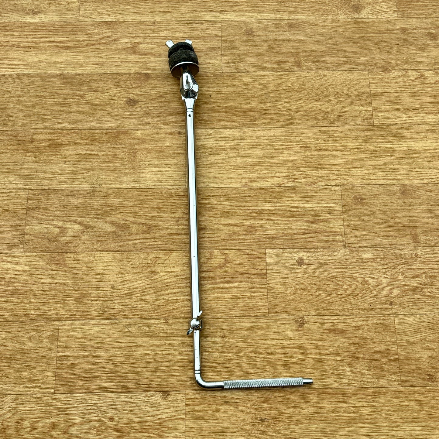 1960s Ludwig No. 1372C Telescoping L-Arm Cymbal Holder Chrome