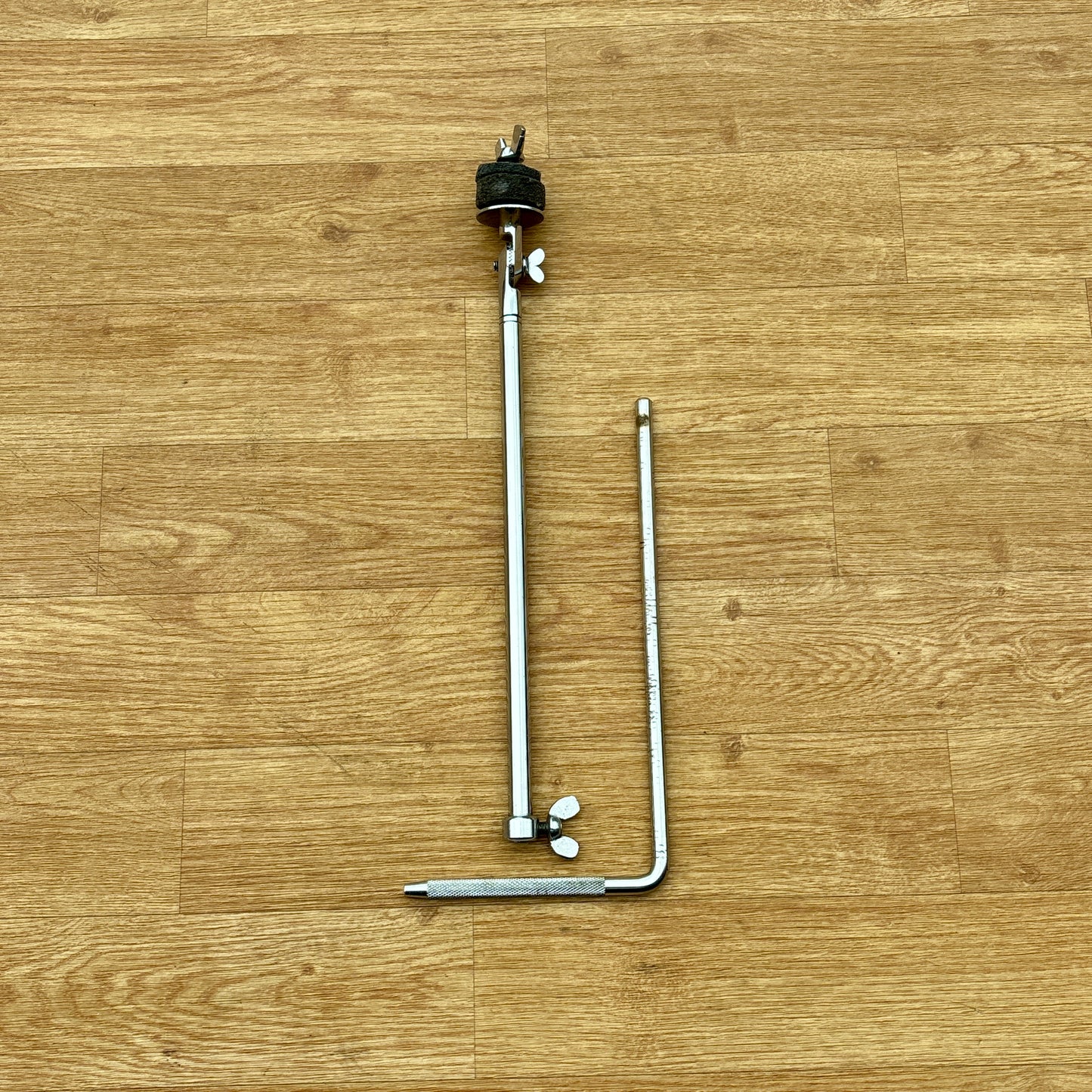 1960s Ludwig No. 1372C Telescoping L-Arm Cymbal Holder Chrome