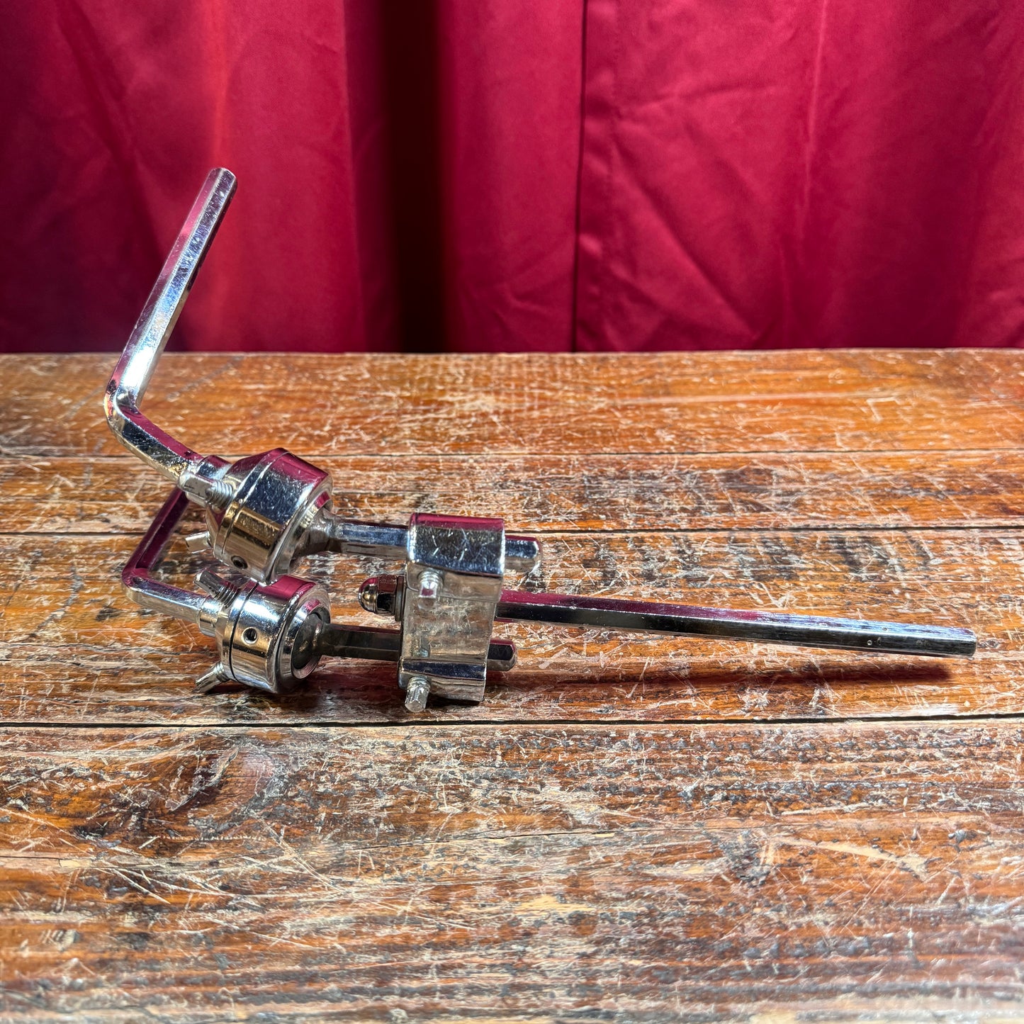 Vintage MIJ Double Tom Holder 10mm Rogers Swiv-O-Matic Style