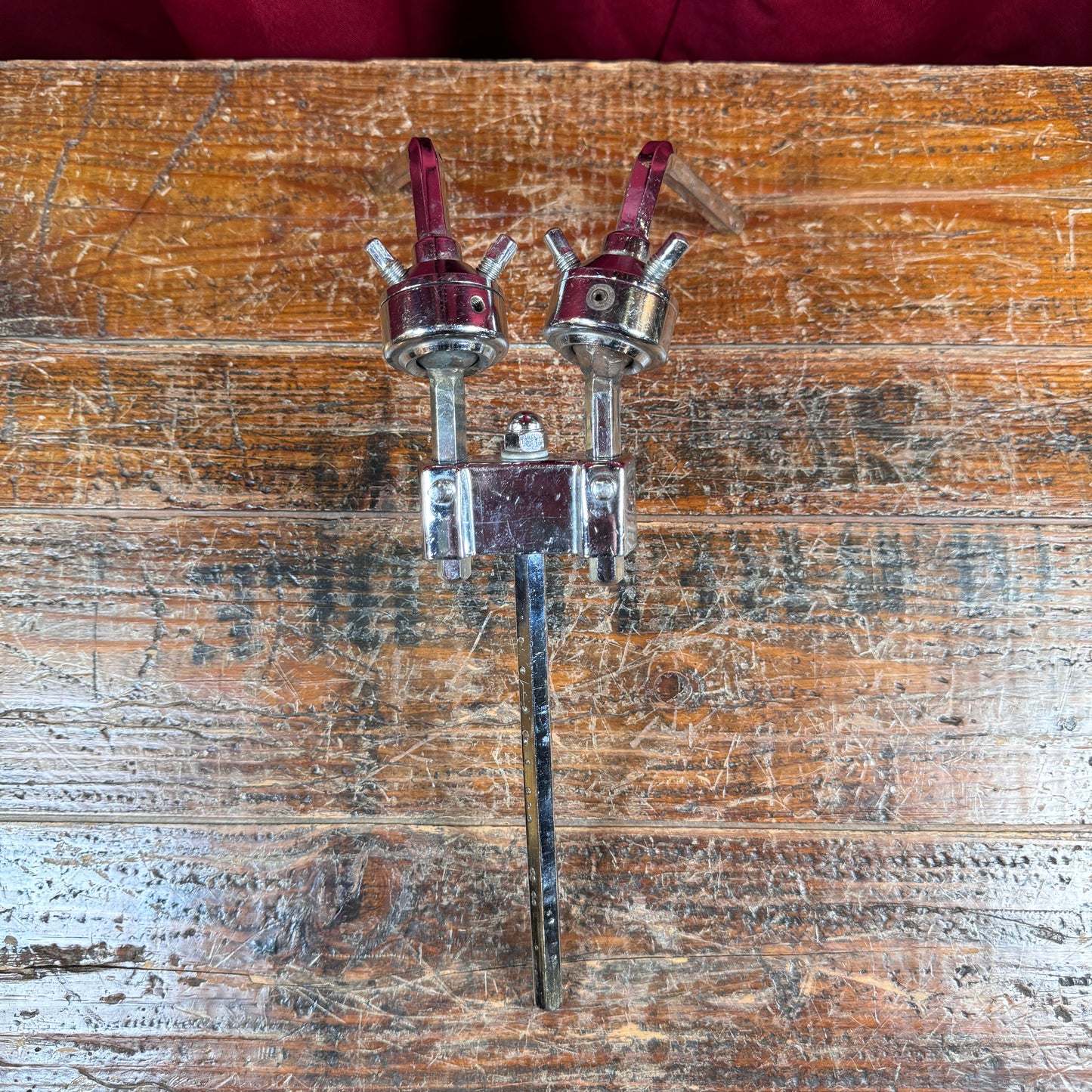 Vintage MIJ Double Tom Holder 10mm Rogers Swiv-O-Matic Style