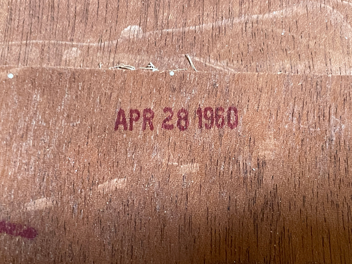 1958-60 Ludwig Trans Badge 12x20 Bass Drum Blue/Silver Duco