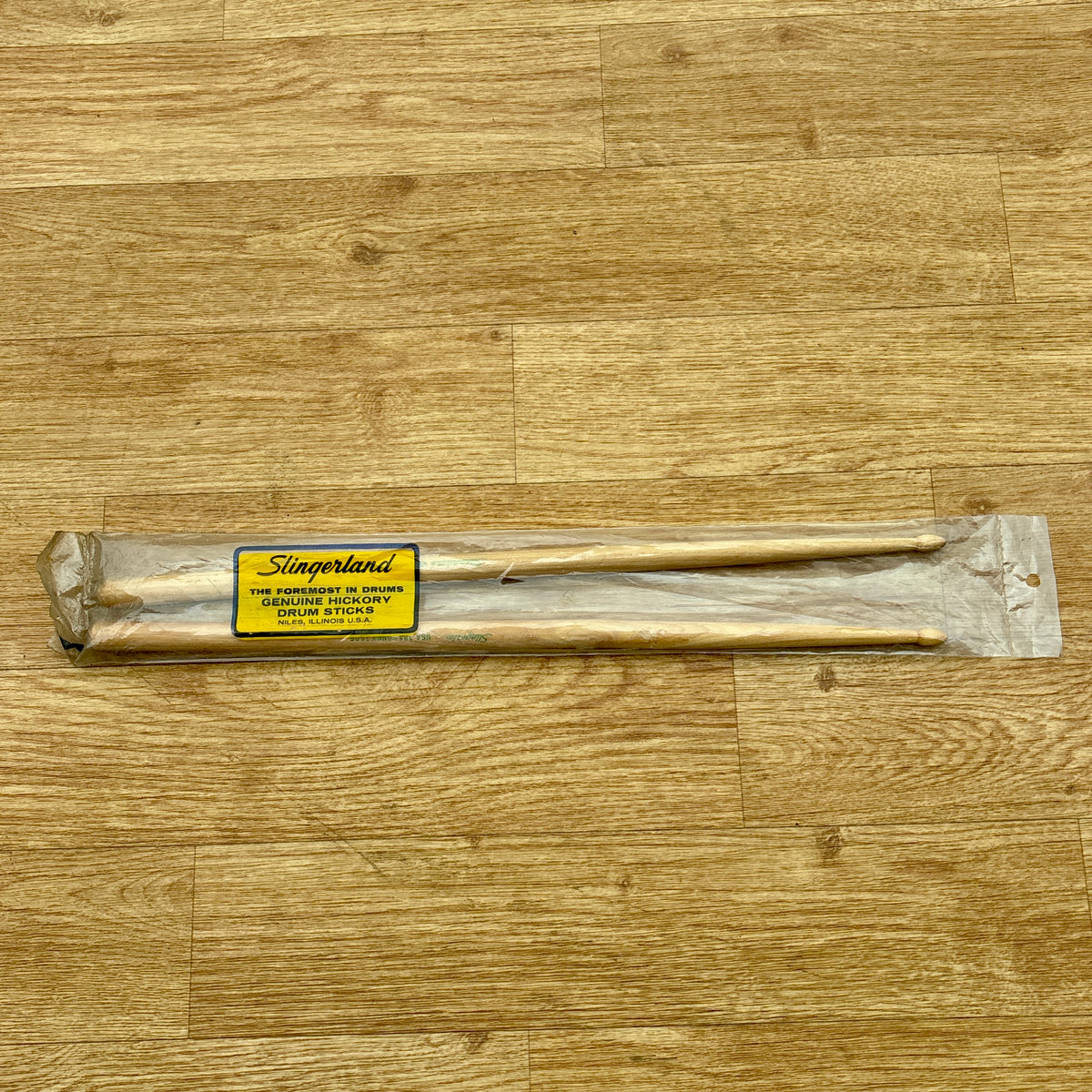 1960s N.O.S. Slingerland Sonny Igoe 18A Wood Tip Drum Sticks w/ Original Bag