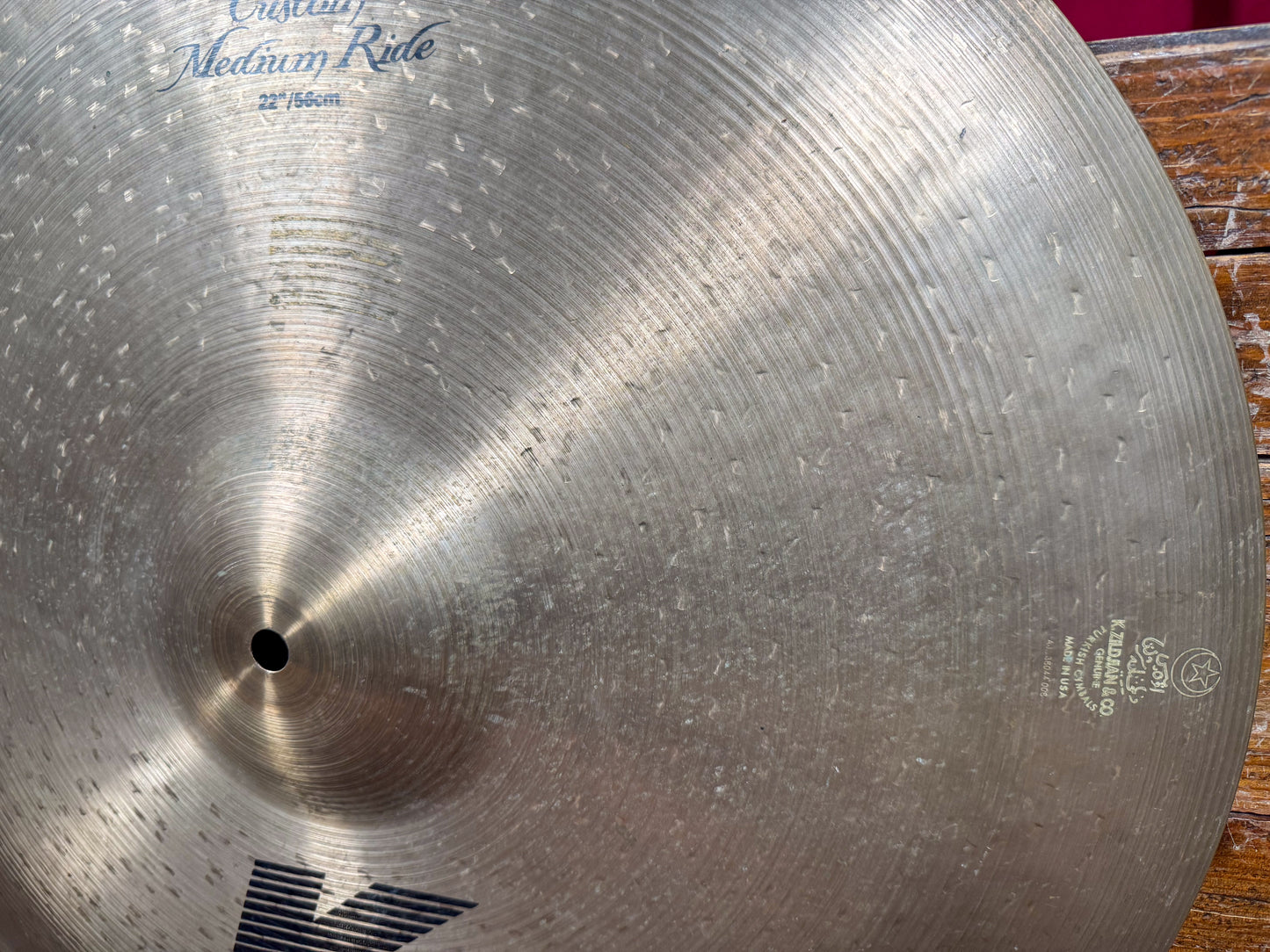 22" Zildjian K Custom Medium Ride Cymbal 3200g *Video Demo*